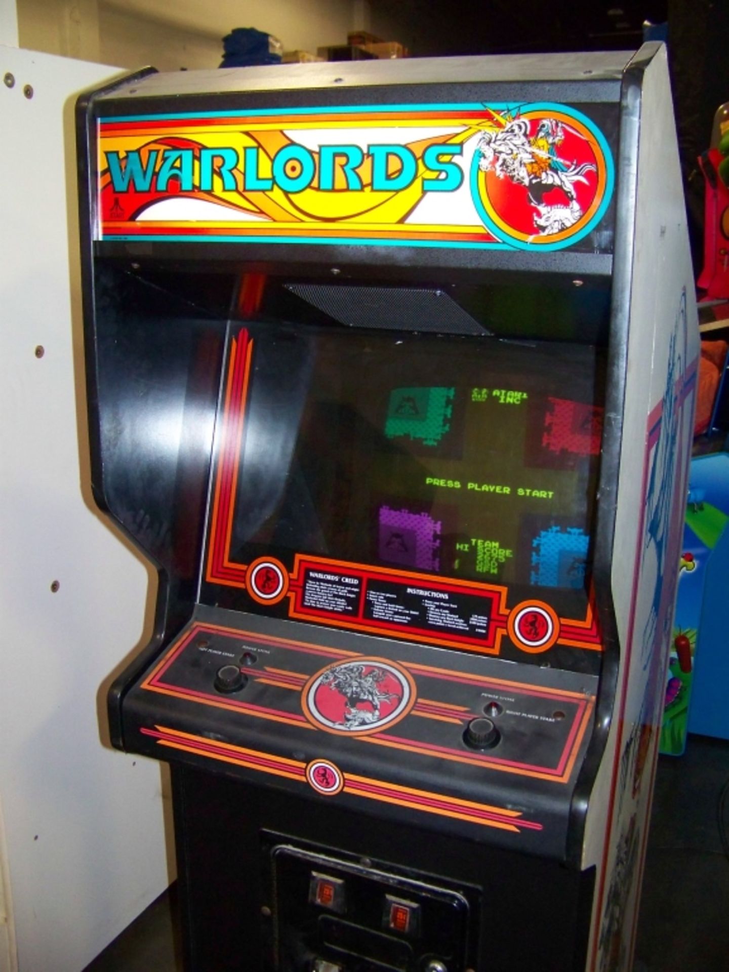 WARLORDS CLASSIC ARCADE GAME 1980 ATARI - Image 5 of 9