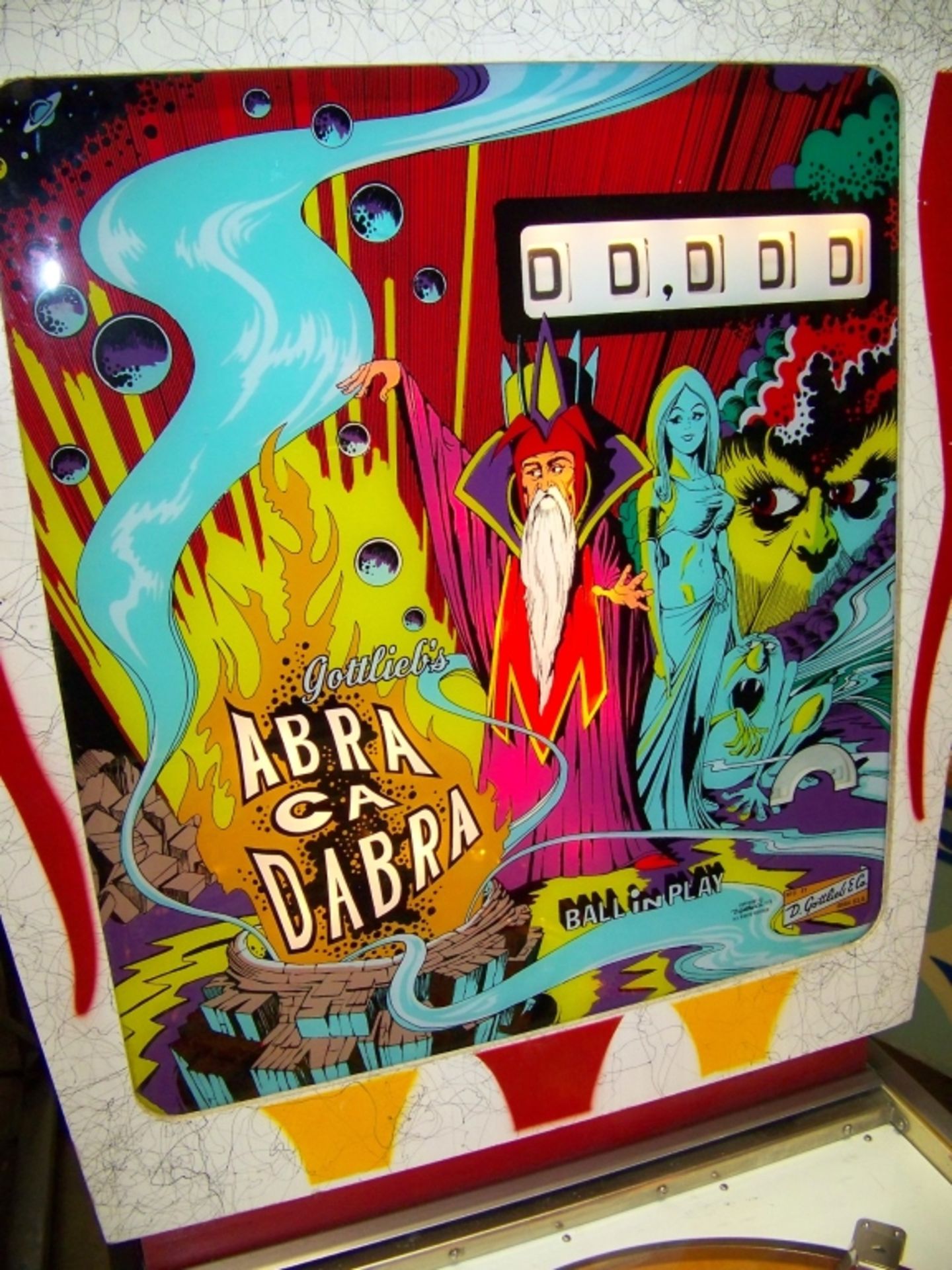 ABRA CA DABRA PINBALL MACHINE 1975 GOTTLIEB - Image 10 of 15