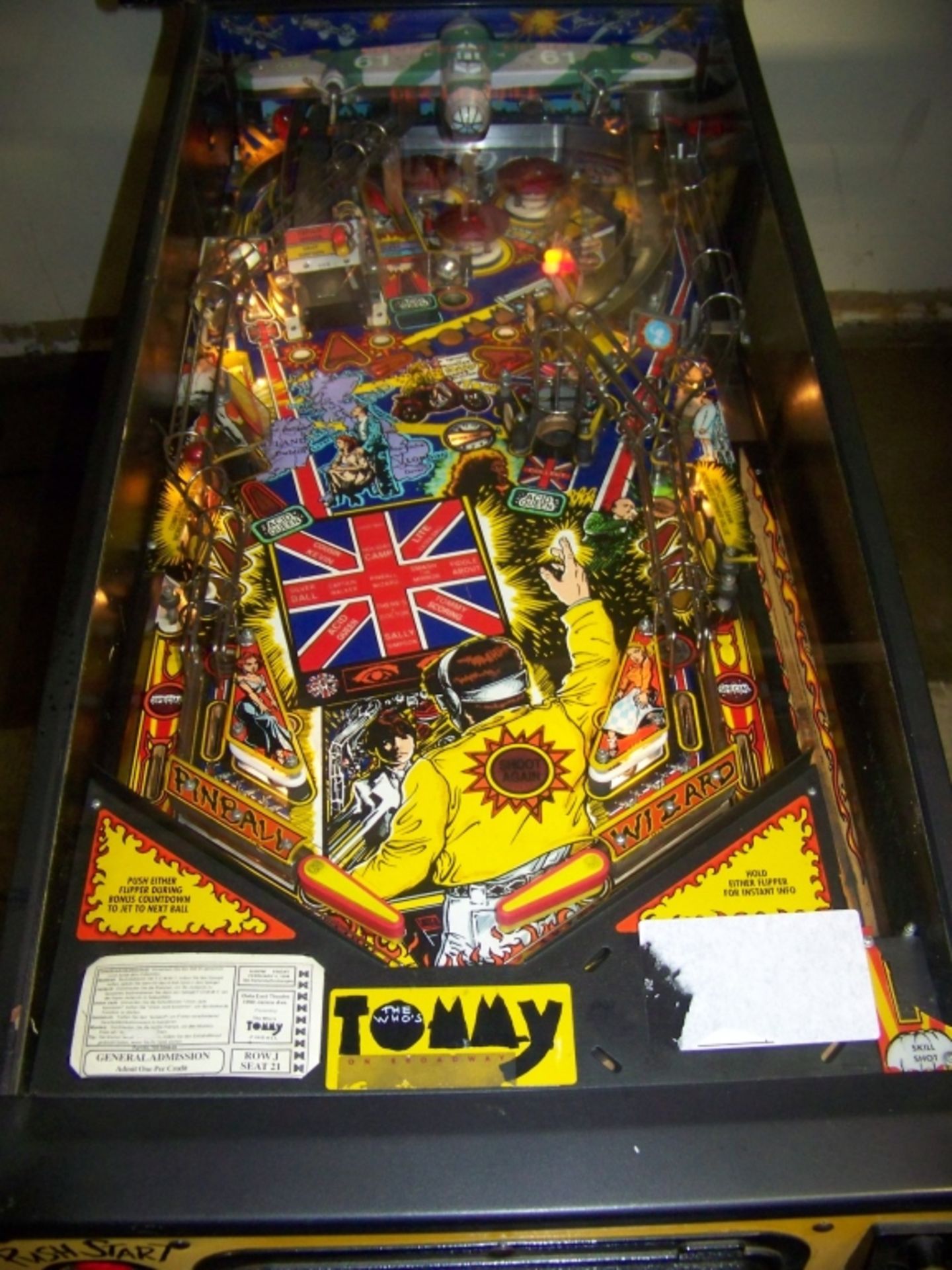 PINBALL WIZARD TOMMY THE WHO 1994 DATA EAST - Image 7 of 9