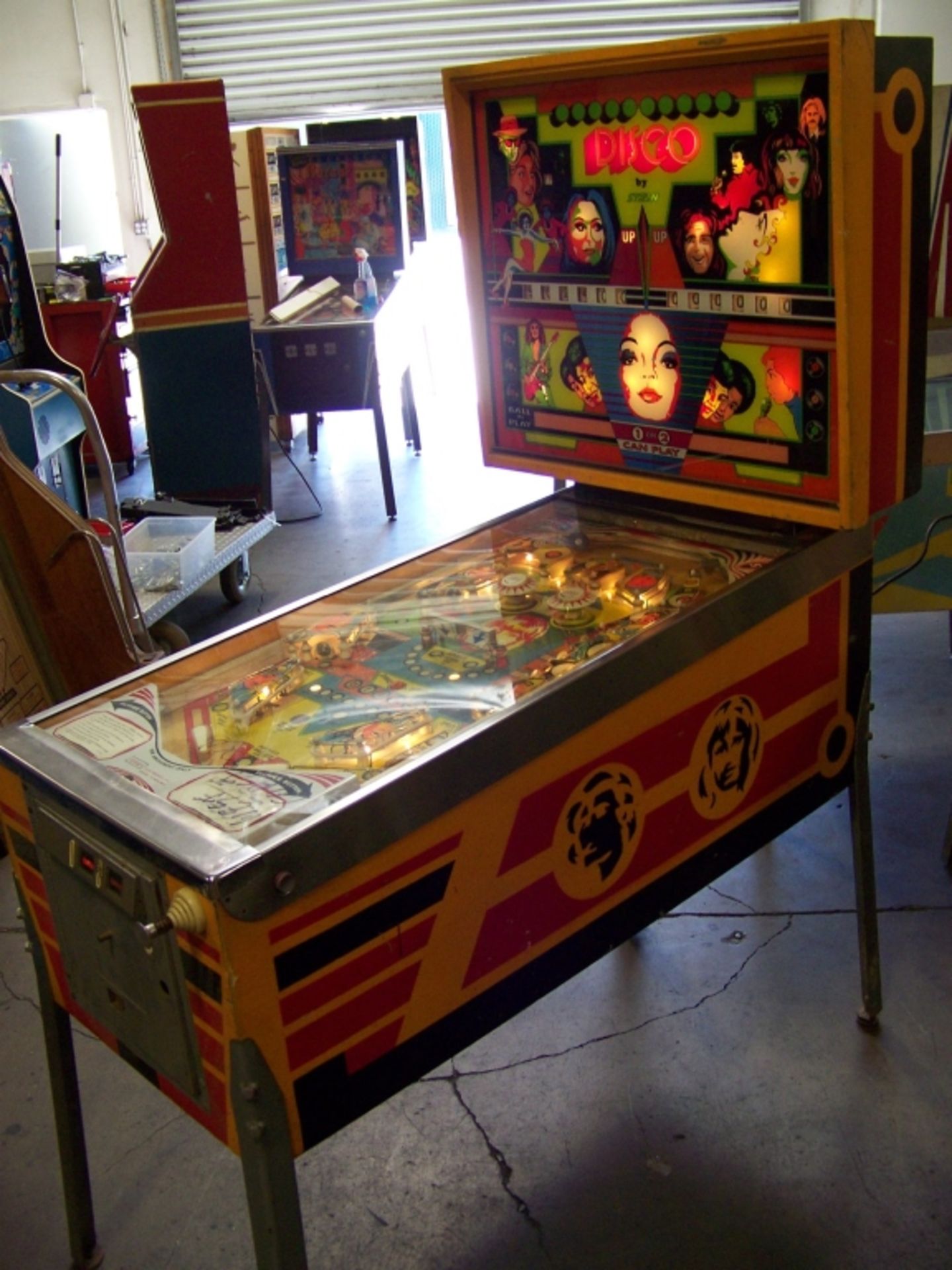 DISCO PINBALL MACHINE 1977 STERN - Image 3 of 6