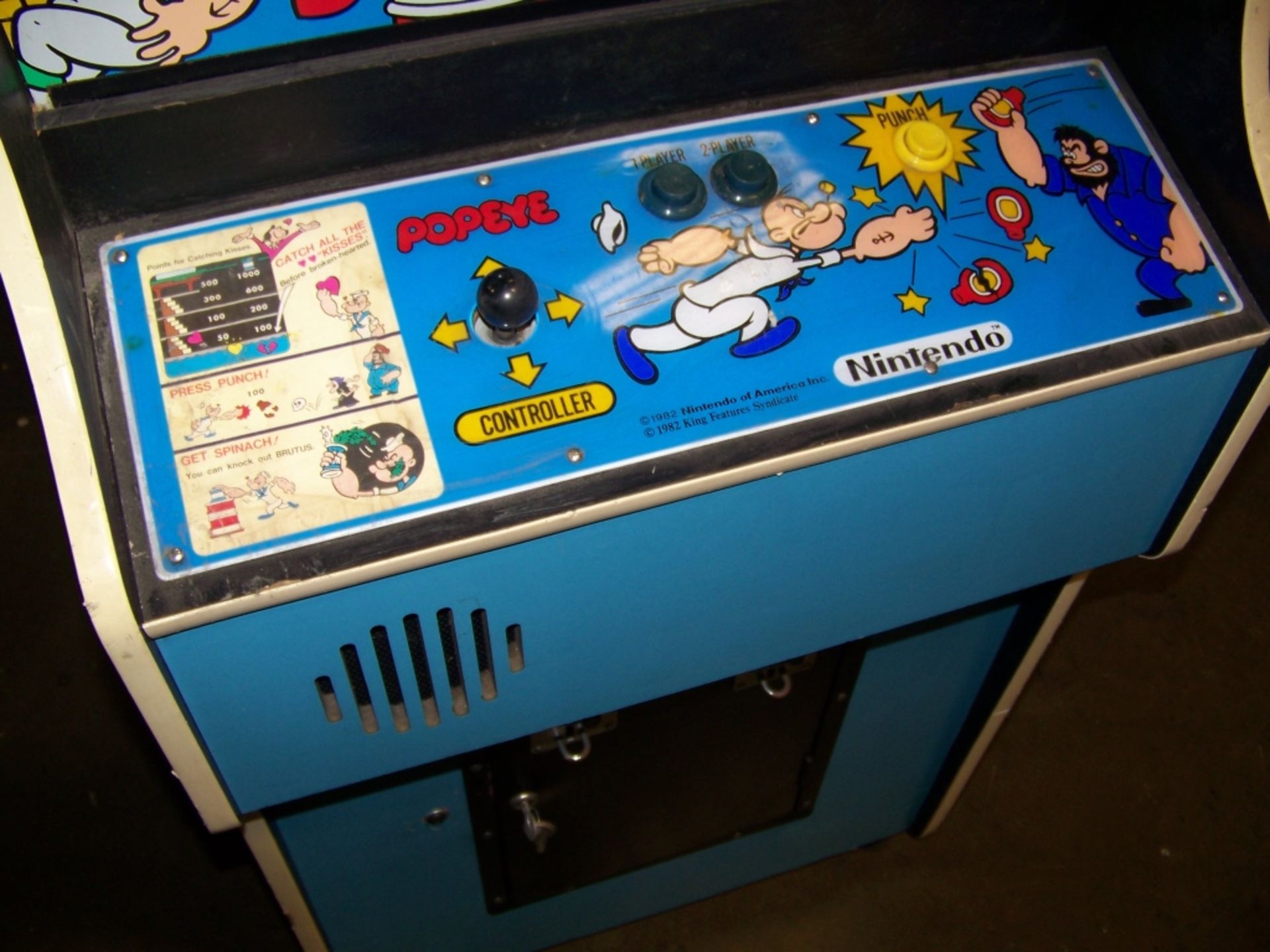 POPEYE CLASSIC ARCADE GAME 1982 NINTENDO - Image 11 of 11