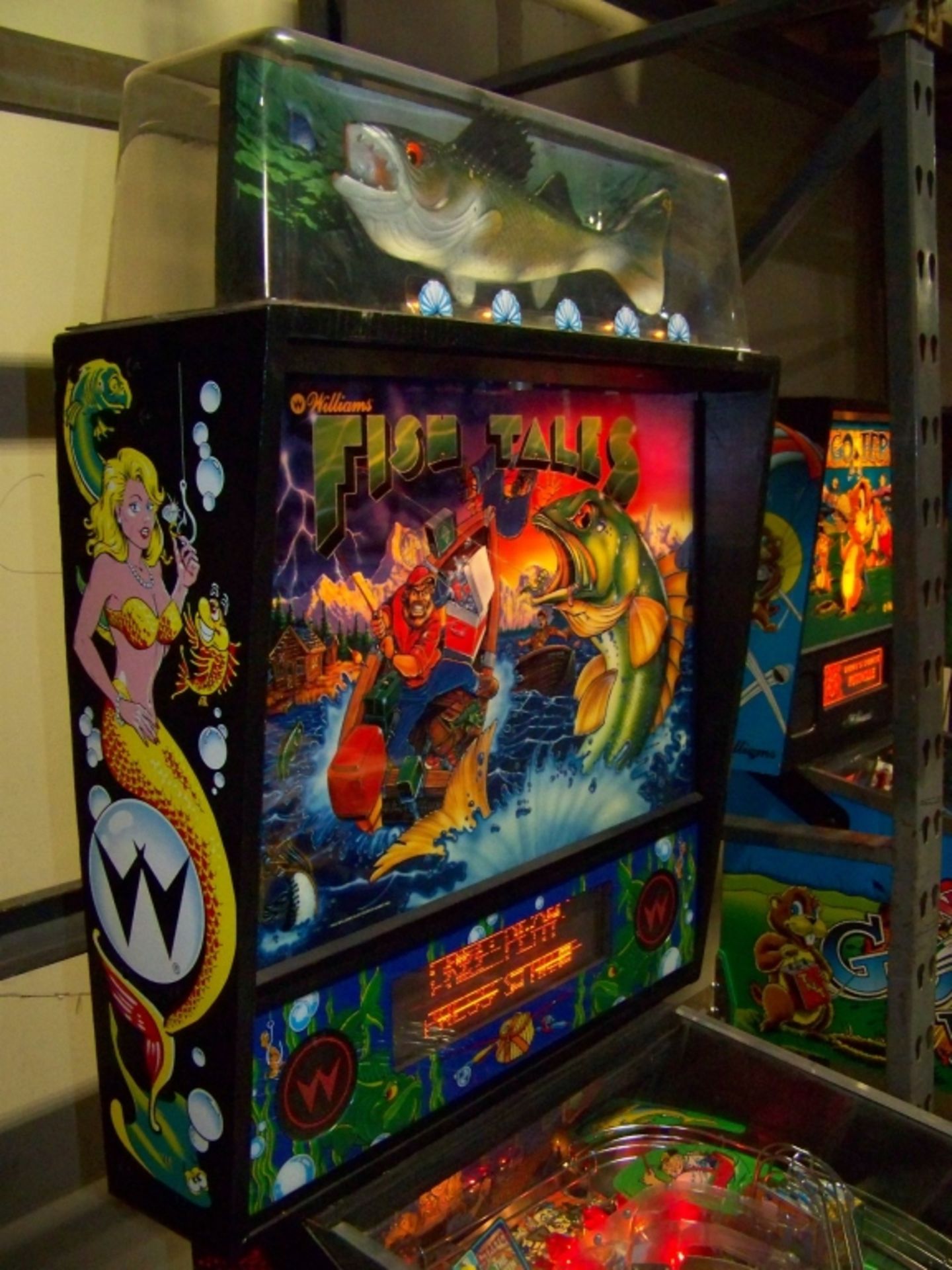 FISH TALES PINBALL MACHINE 1992 WILLIAMS - Image 10 of 13