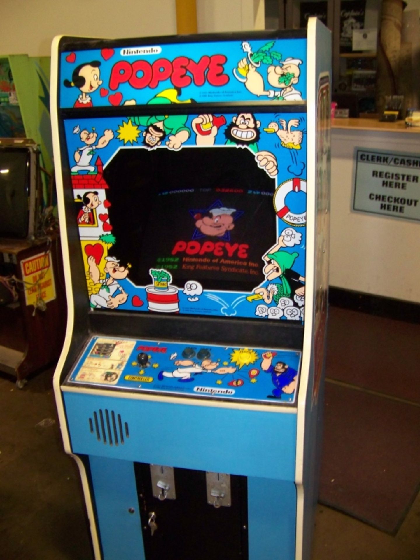 POPEYE CLASSIC ARCADE GAME 1982 NINTENDO - Image 2 of 11