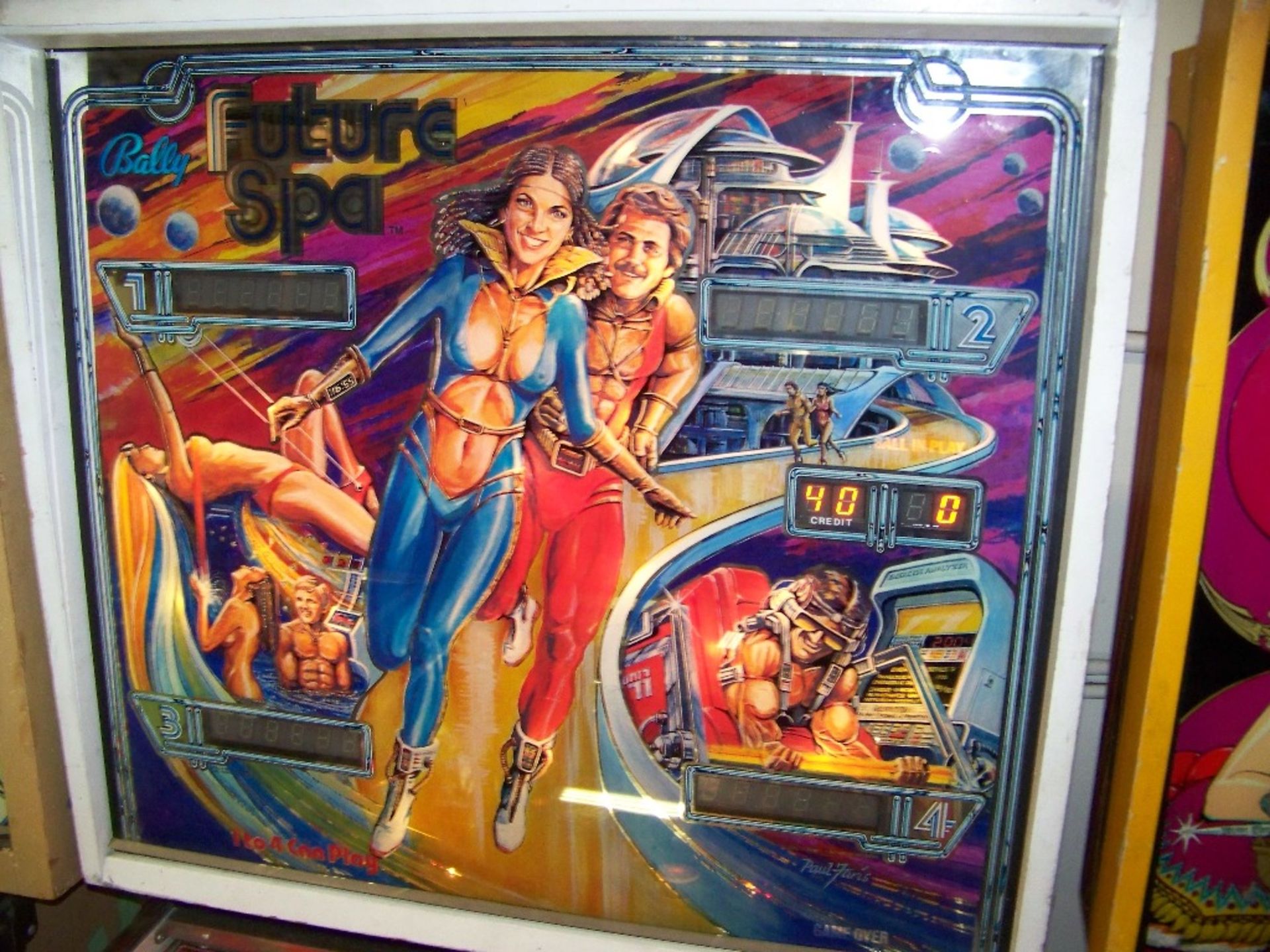 FUTURE SPA PINBALL MACHINE 1979 BALLY WIDE BDY - Image 9 of 10