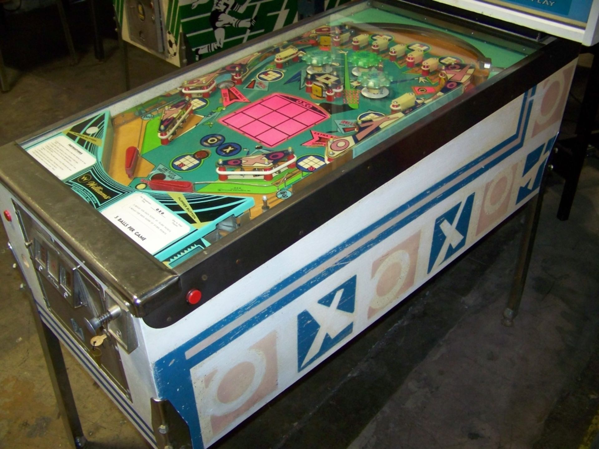 OXO PINBALL MACHINE 1973 WILLIAMS - Image 4 of 5