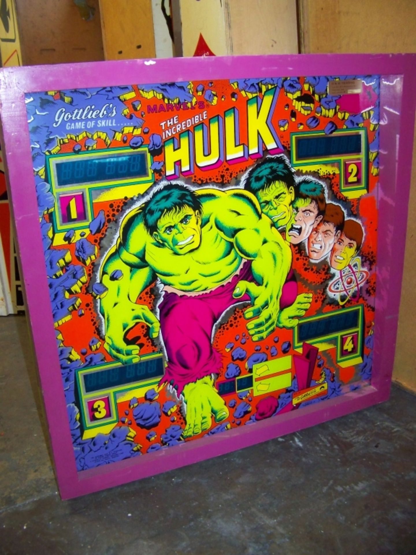 MARVEL'S THE INCREDIBLE HULK PINBALL MACHINE 1979 - Image 2 of 9