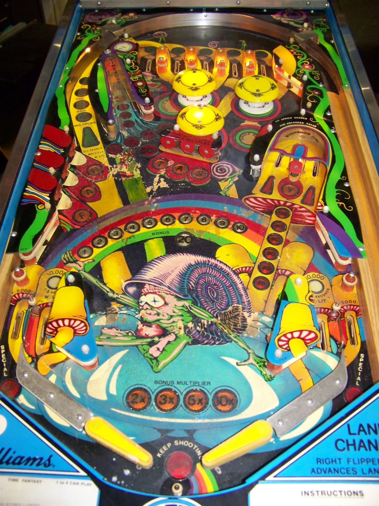 TIME FANTASY PINBALL MACHINE 1983 WILLIAMS - Image 7 of 7