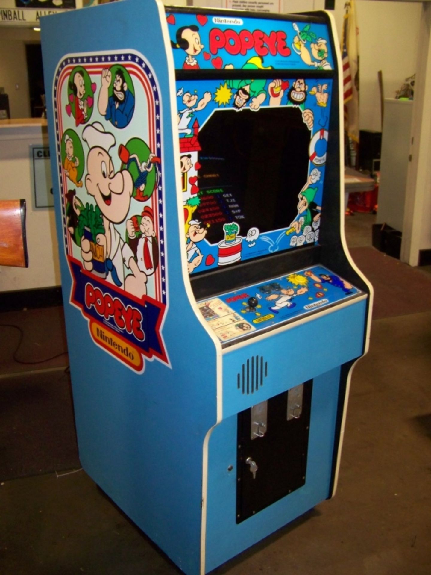 POPEYE CLASSIC ARCADE GAME 1982 NINTENDO