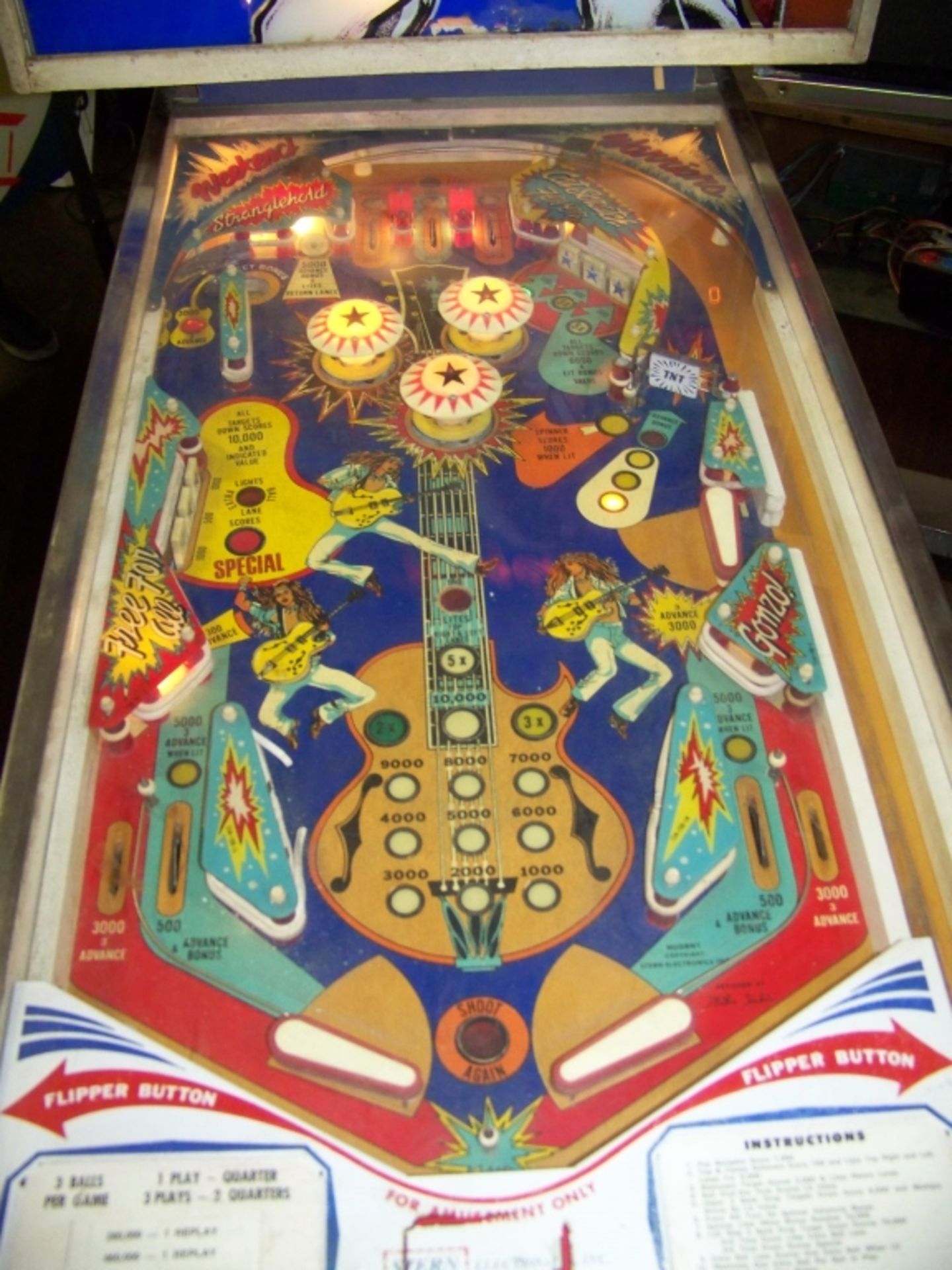 NUGENT BY STERN PINBALL MACHINE 1978 - Image 9 of 14