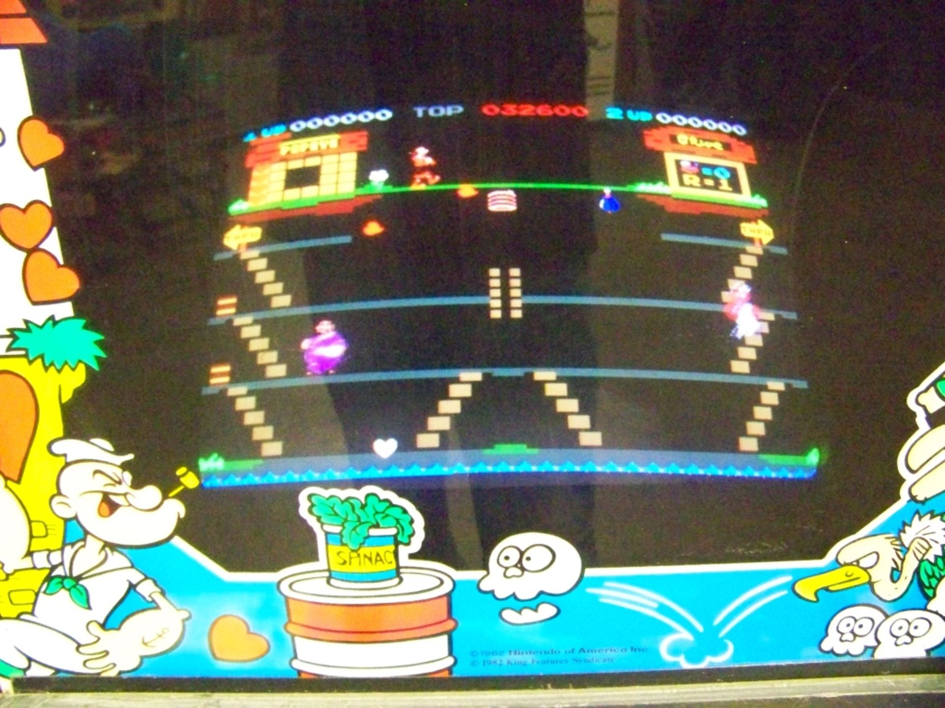 POPEYE CLASSIC ARCADE GAME 1982 NINTENDO - Image 3 of 11