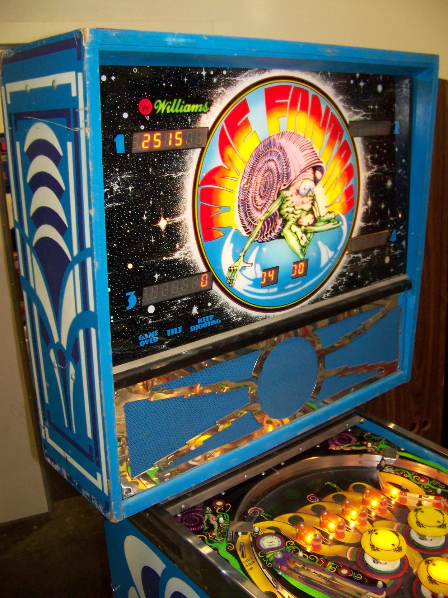 TIME FANTASY PINBALL MACHINE 1983 WILLIAMS - Image 3 of 7