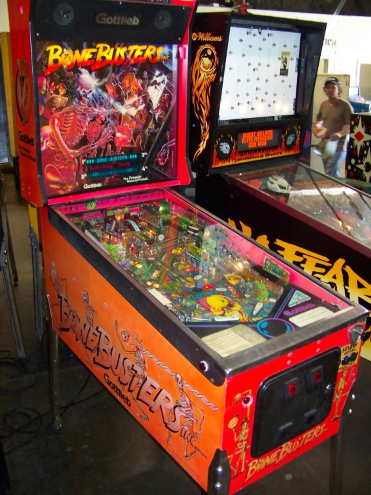 BONE BUSTERS PINBALL MACHINE 1991 PREMIER GOTTLIEB - Image 7 of 10