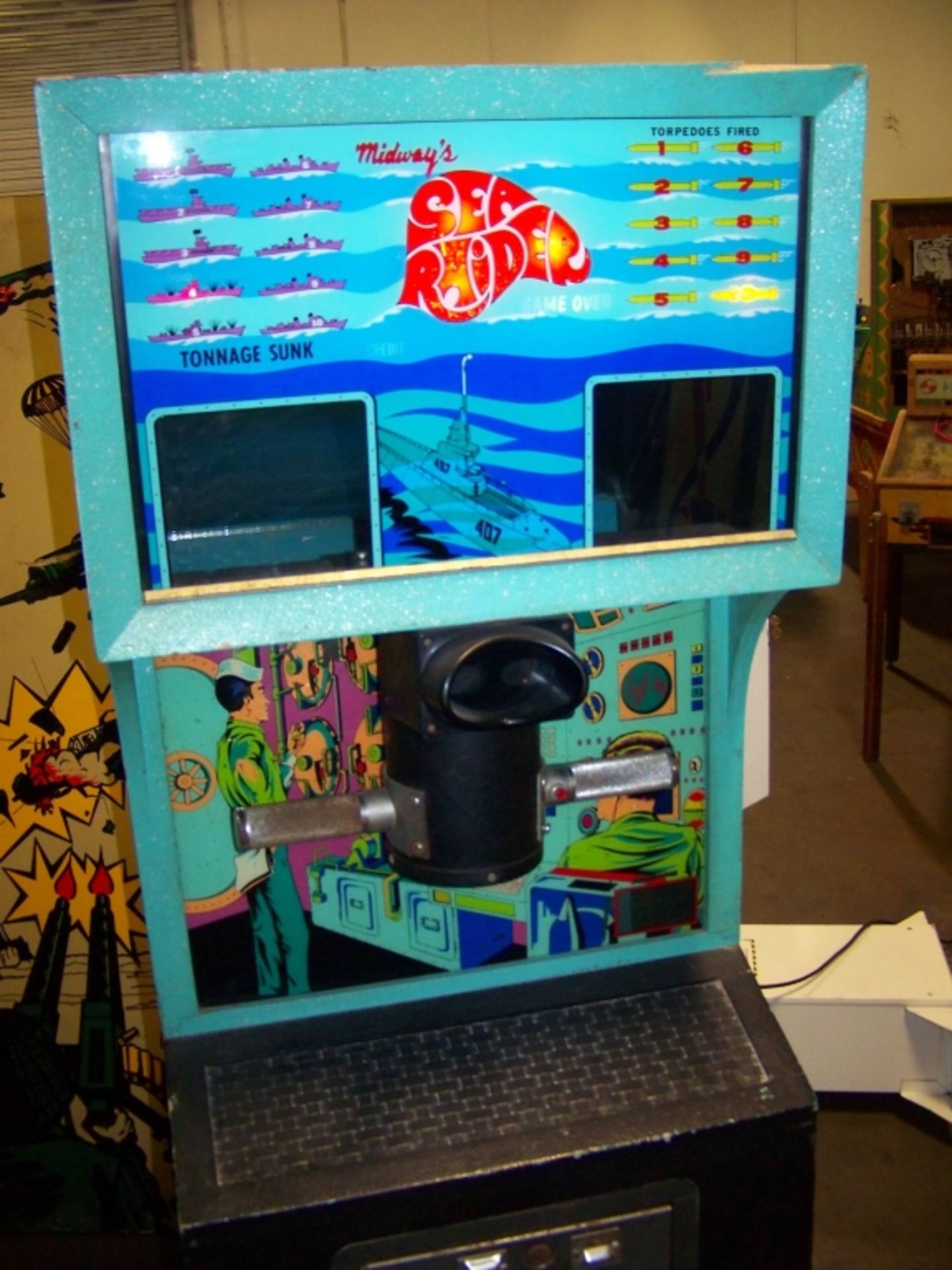 MIDWAY SEA RAIDER ARCADE 1969 CLASSIC - Image 7 of 7