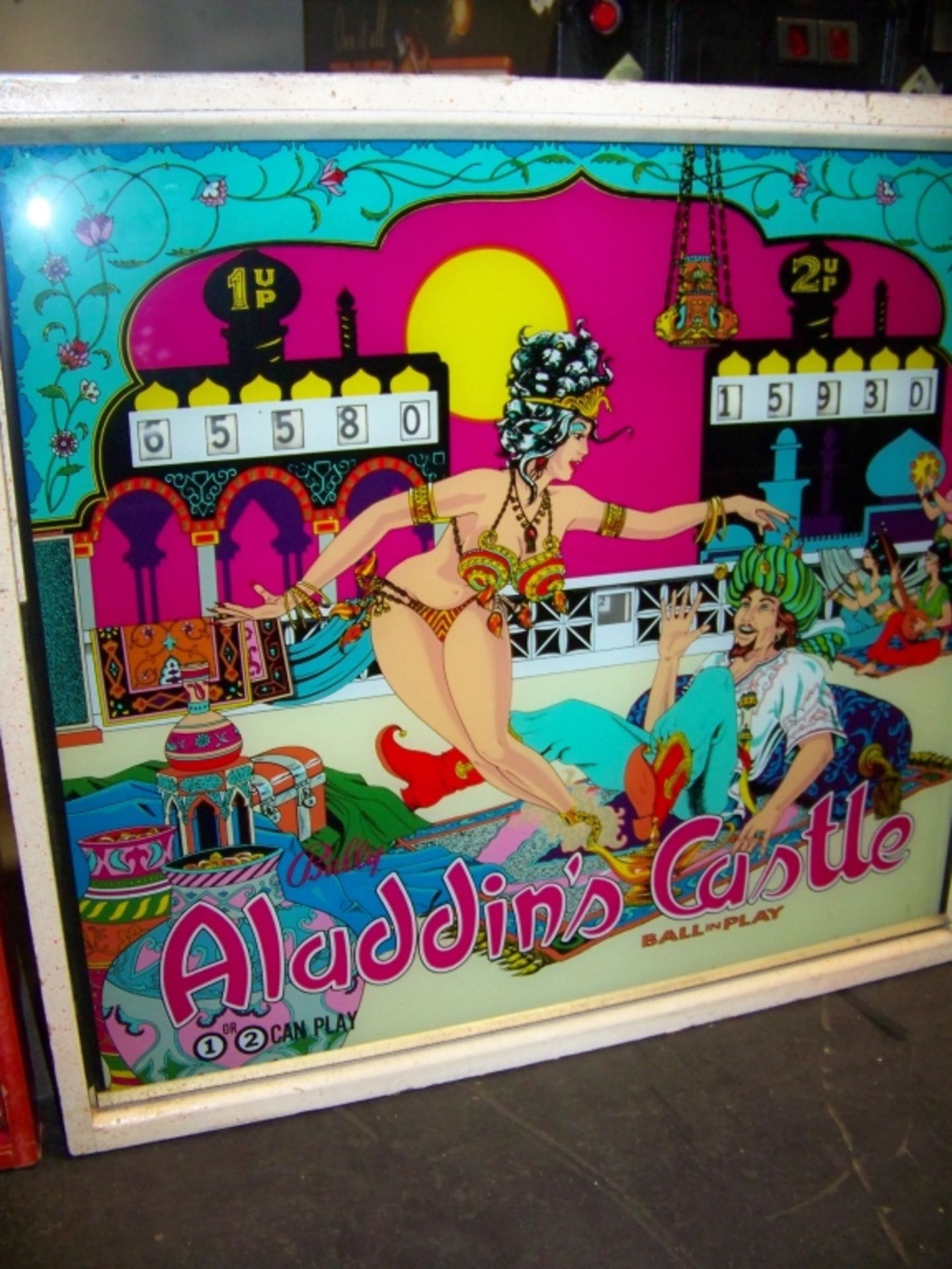 ALADDINS CASTLE PINBALL MACHINE 1976 BALLY - Image 4 of 11