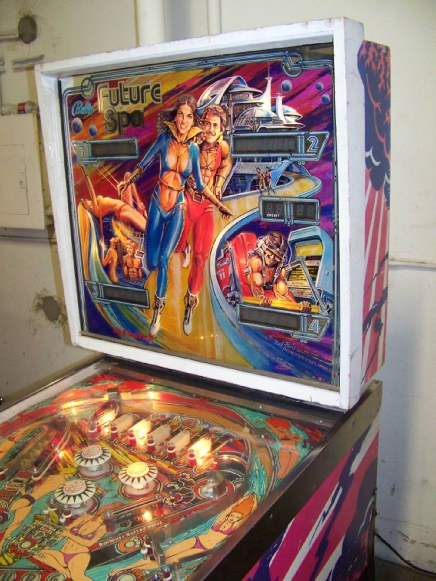 FUTURE SPA PINBALL MACHINE 1979 BALLY WIDE BDY - Image 4 of 10