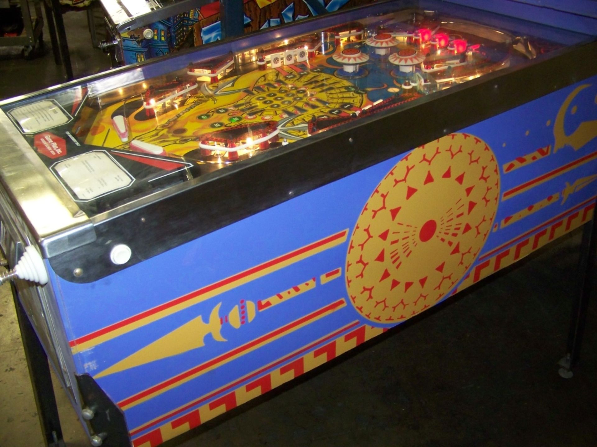 ATTILA THE HUN PINBALL MACHINE 1984 GAME PLAN - Image 4 of 8