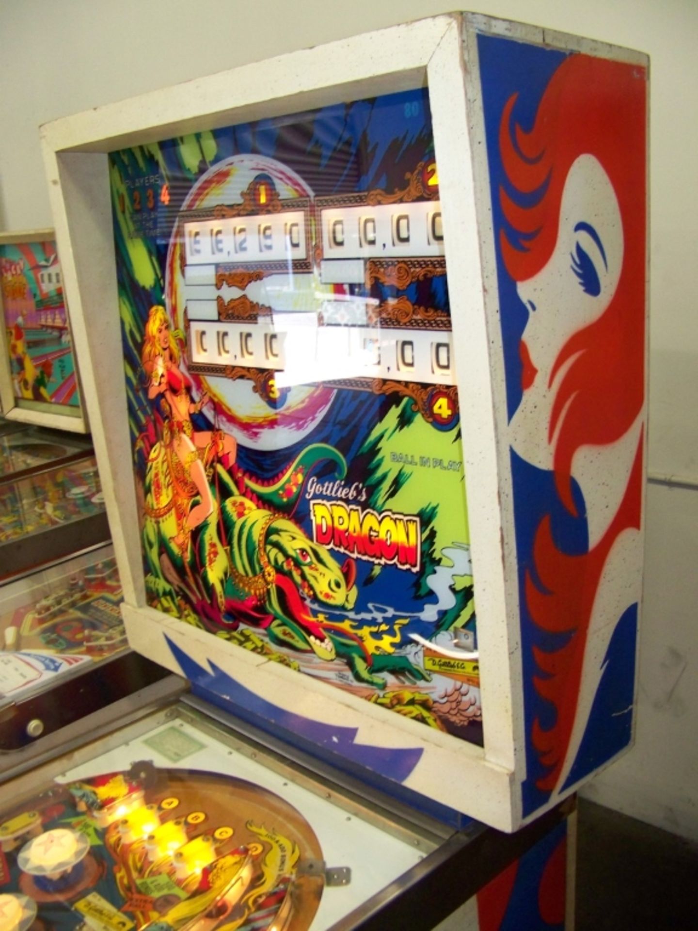 DRAGON PINBALL MACHINE ELCTRO MECHANICAL GOTTLIEB - Image 11 of 14