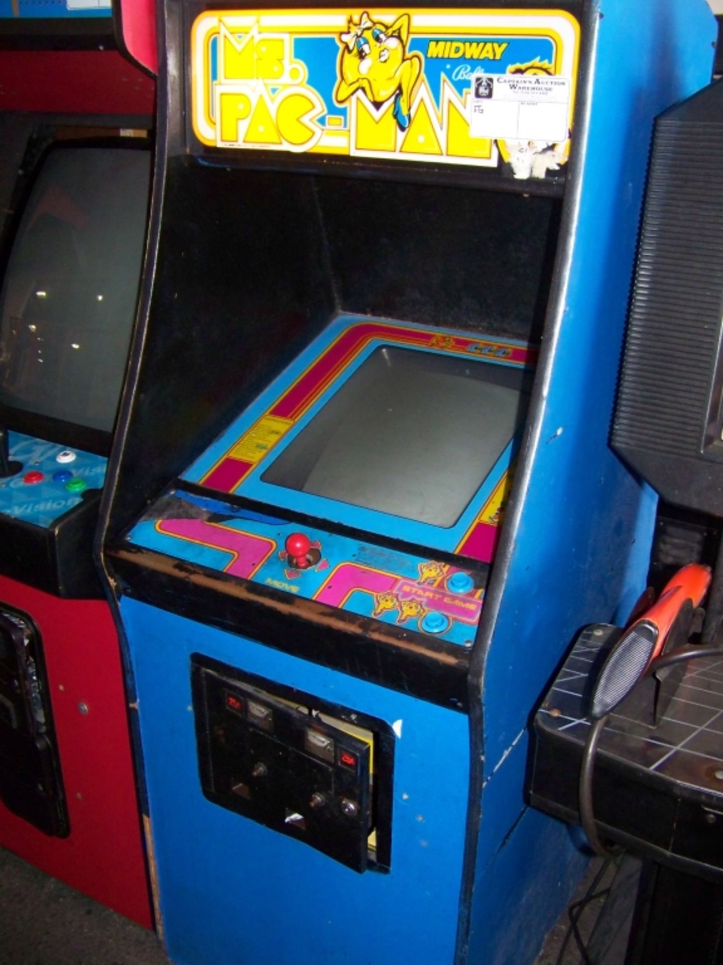 MS PACMAN UPRIGHT ARCADE GAME BALLY