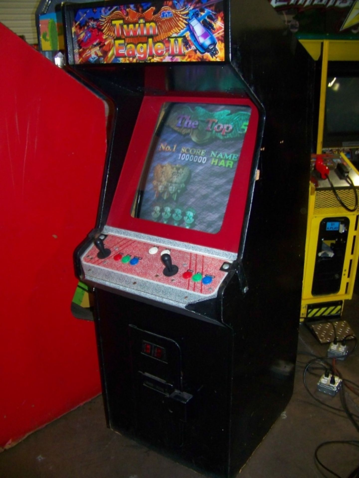 TWIN EAGLE II VERTICAL SHOOTER ARCADE GAME - Image 2 of 2
