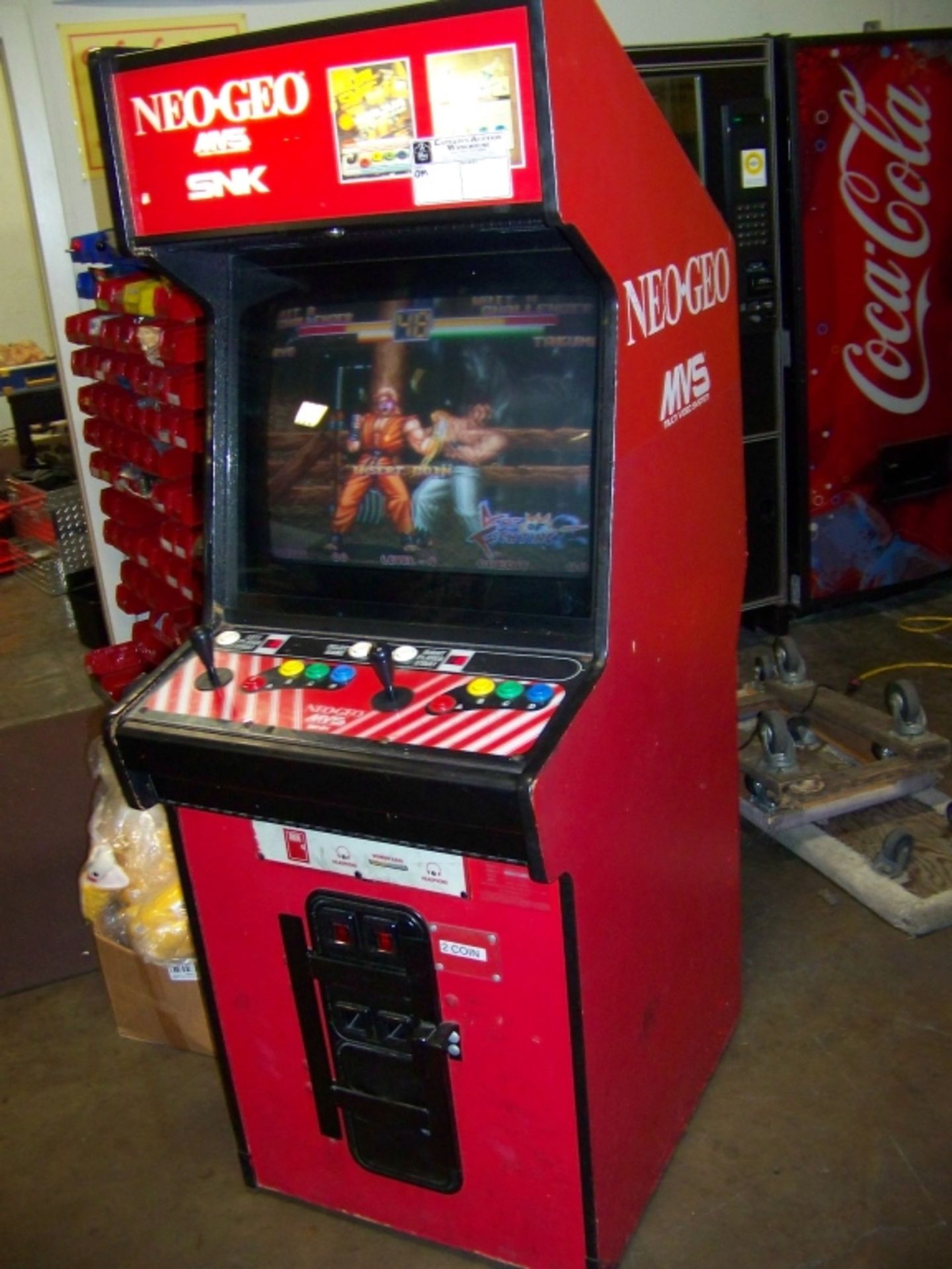 NEO GEO 2 SLOT ARCADE GAME SNK   OM - Image 4 of 5