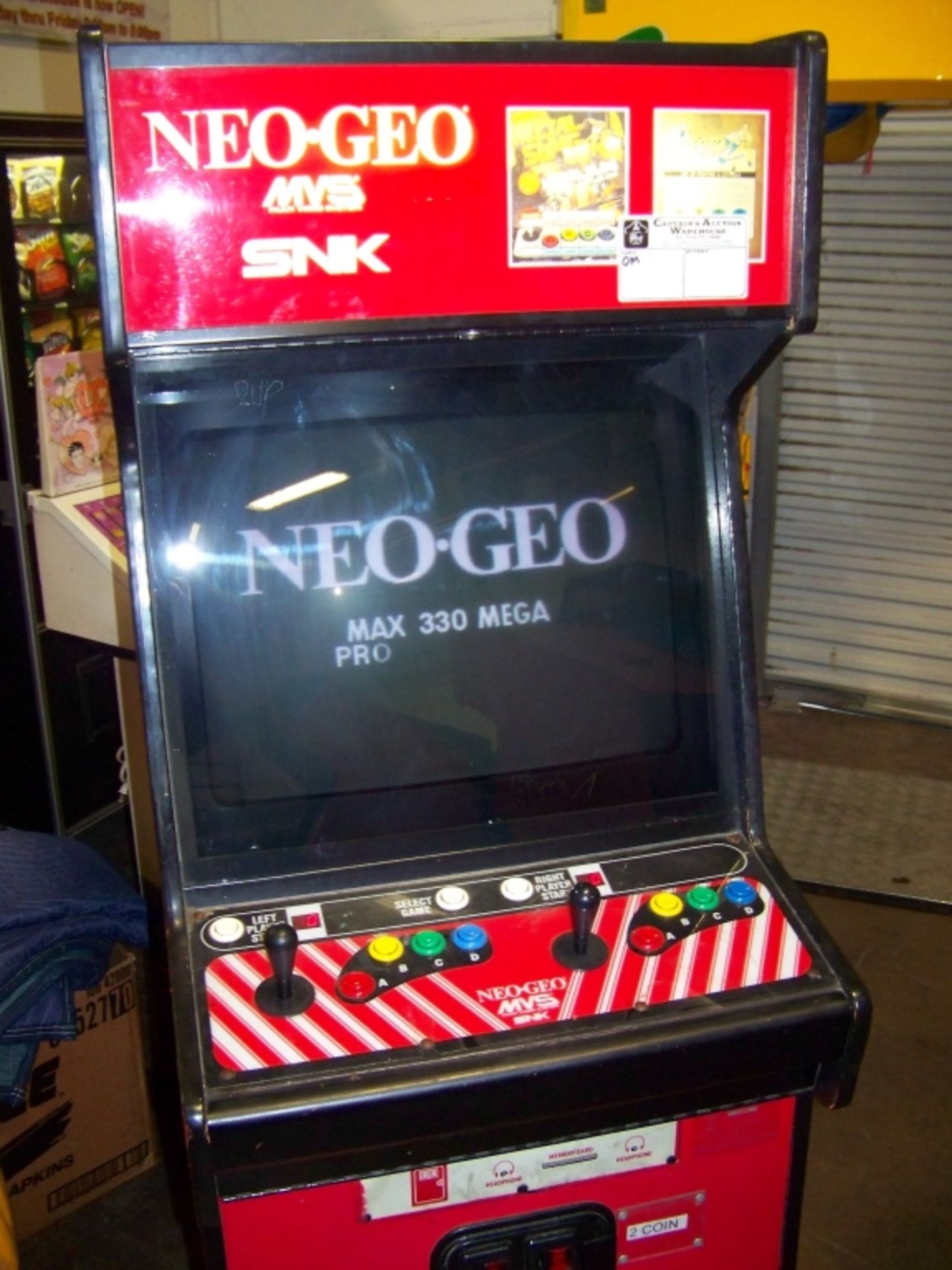 NEO GEO 2 SLOT ARCADE GAME SNK   OM - Image 5 of 5