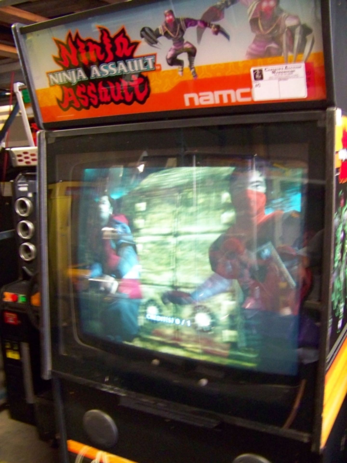 NINJA  ASSAULT DELUXE SHOOTER ARCADE GAME NAMCO - Image 4 of 6