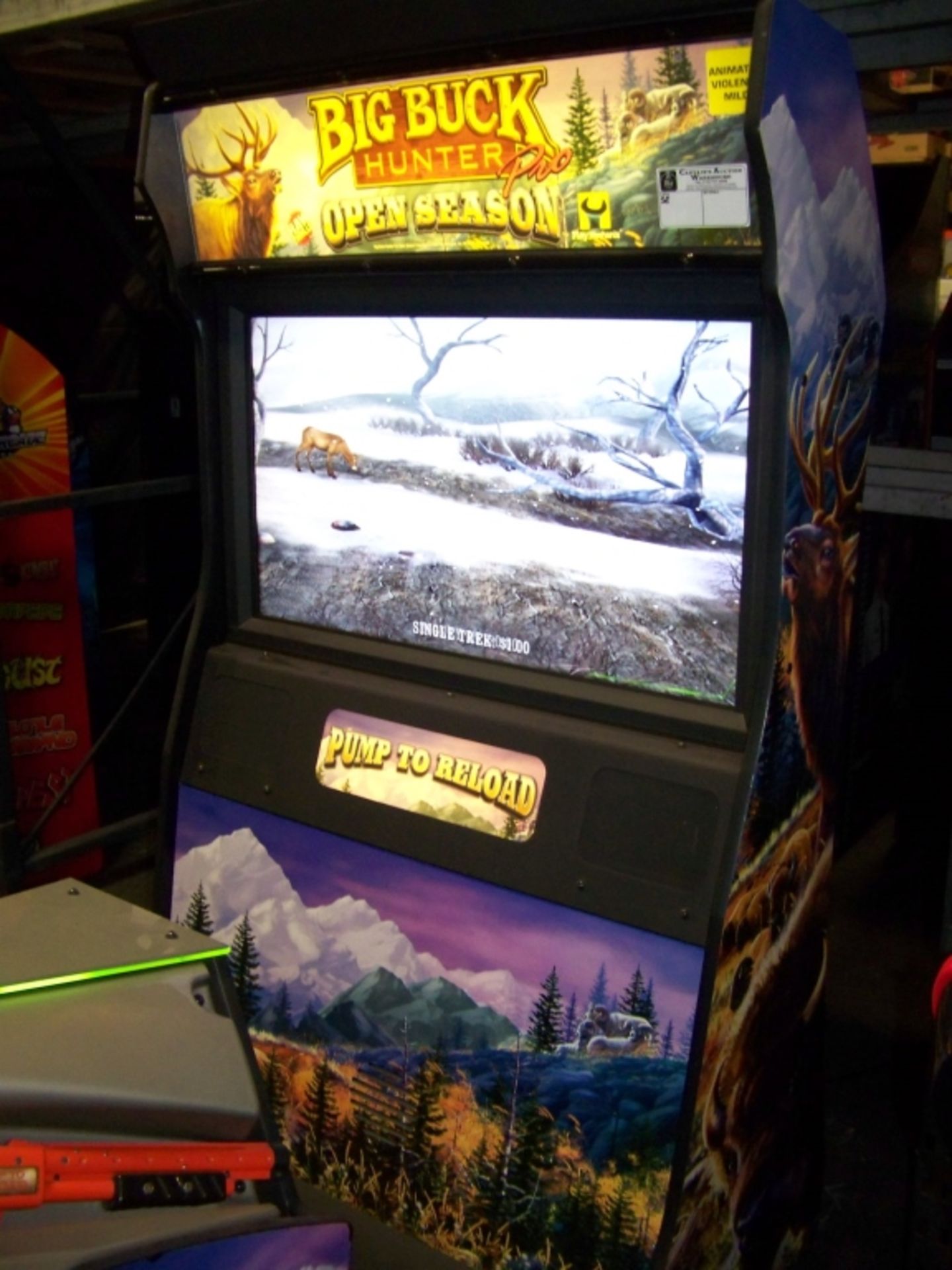 BIG BUCK OPEN SEASON DELUXE SHOOTER ARCADE GAME - Image 5 of 7