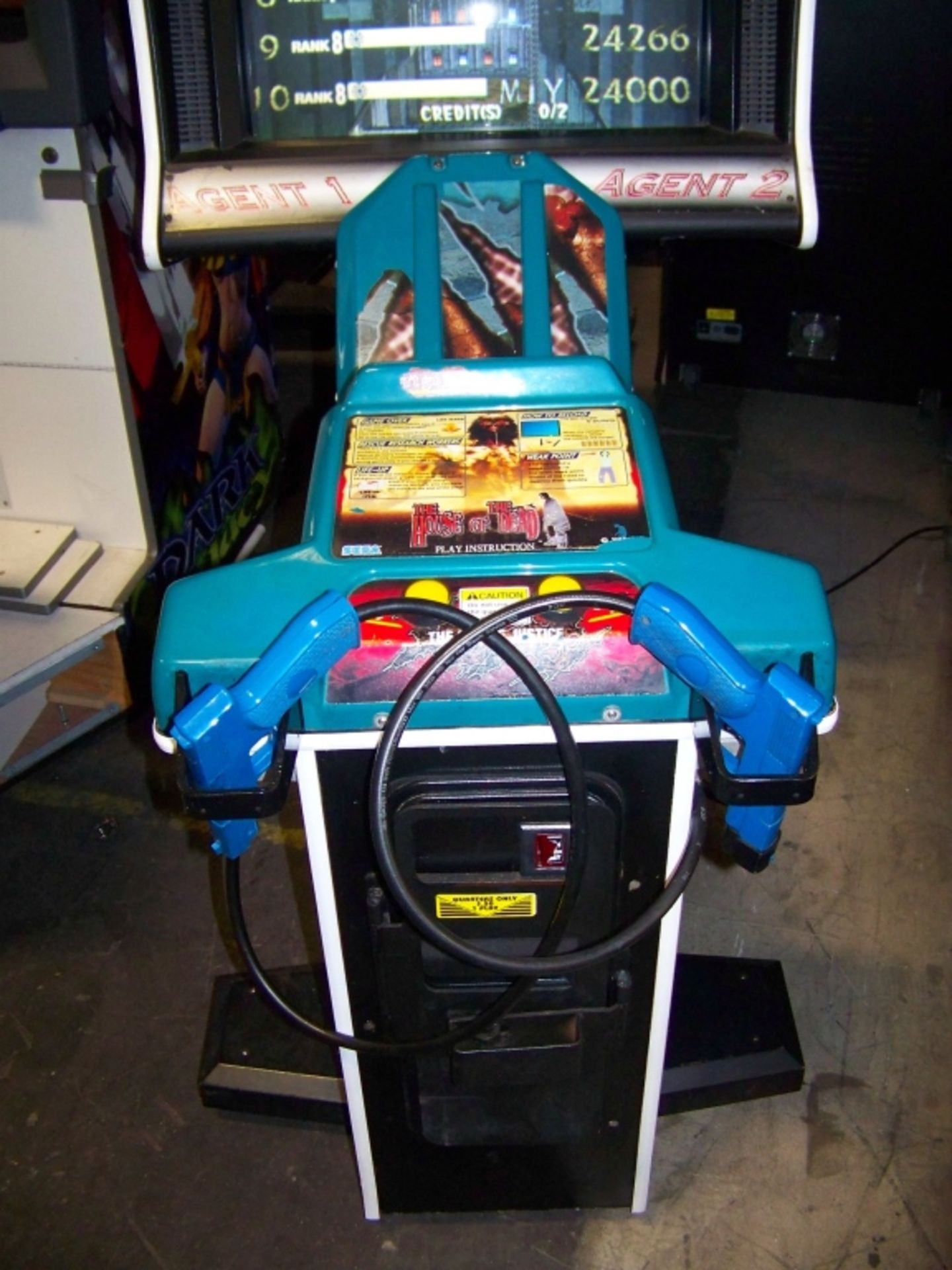 HOUSE OF THE DEAD ZOMBIE SHOOTER ARCADE GAME  E - Image 3 of 5