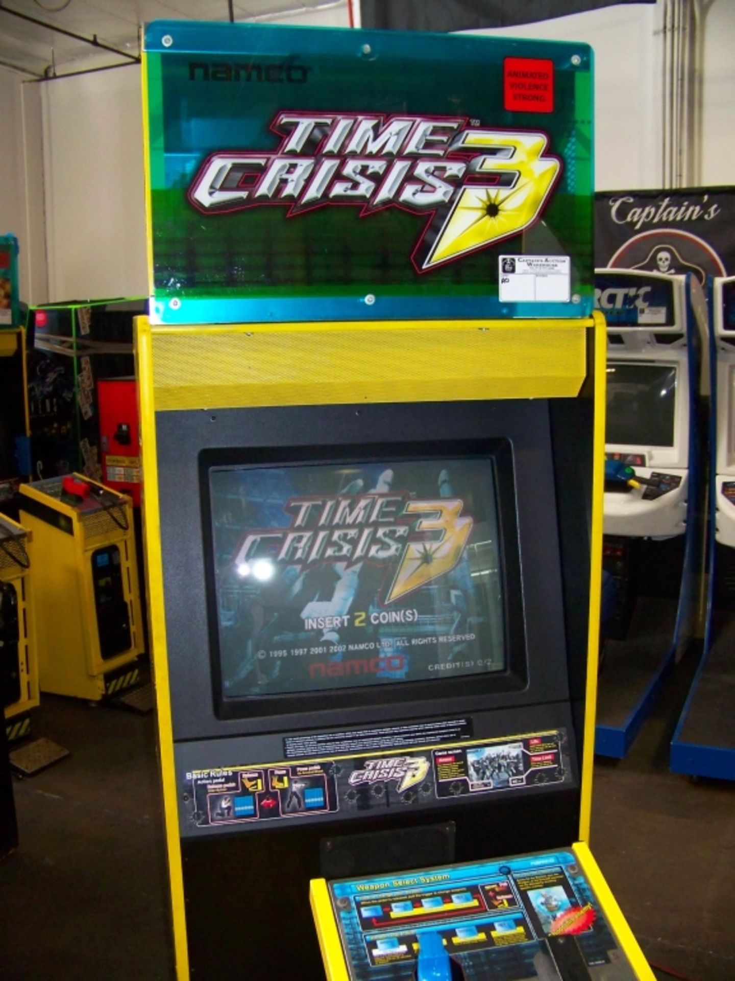 TIME CRISIS 3 SINGLE SHOOTER ARCADE GAME NAMCO - Image 3 of 5