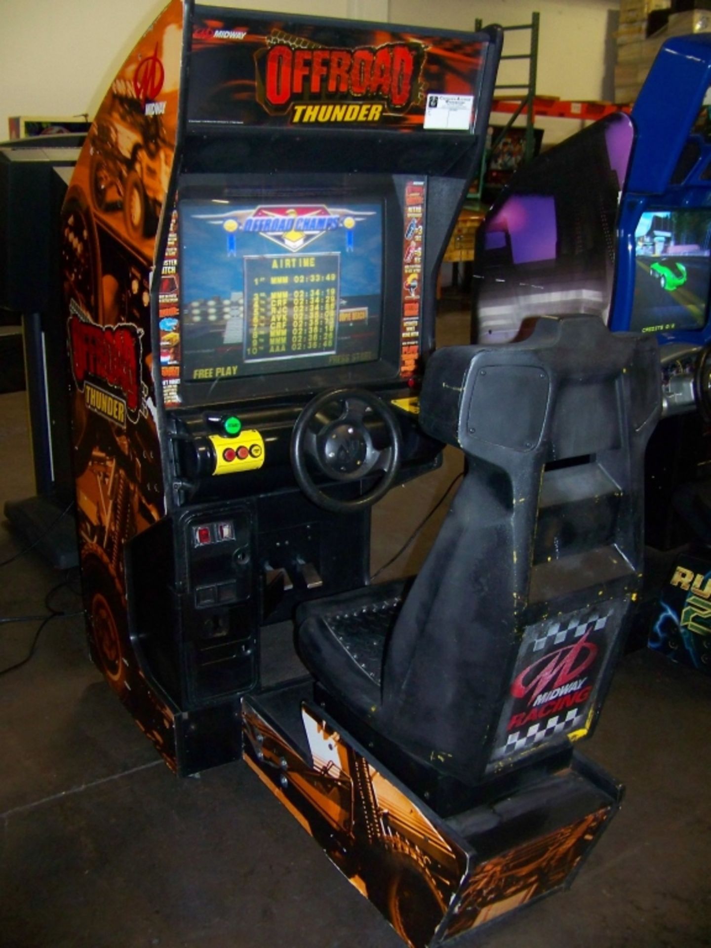 OFFROAD THUNDER RACING ARCADE GAME MIDWAY