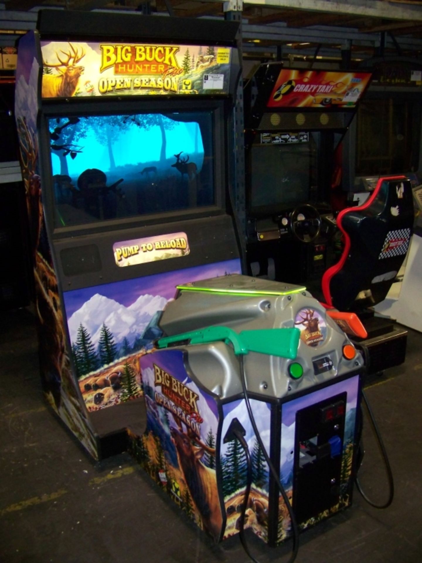 BIG BUCK OPEN SEASON DELUXE SHOOTER ARCADE GAME