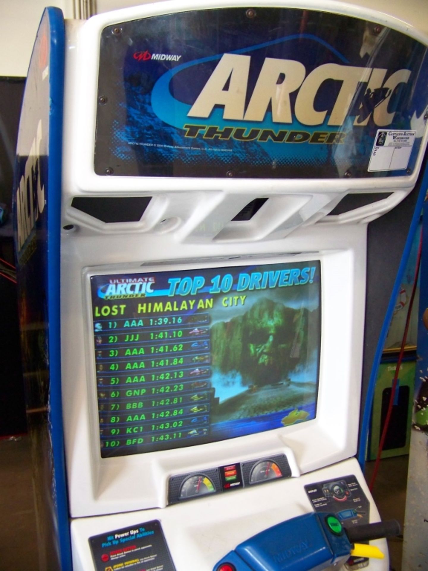 ARCTIC THUNDER ULTIMATE RACING ARCADE GAME - Image 2 of 4