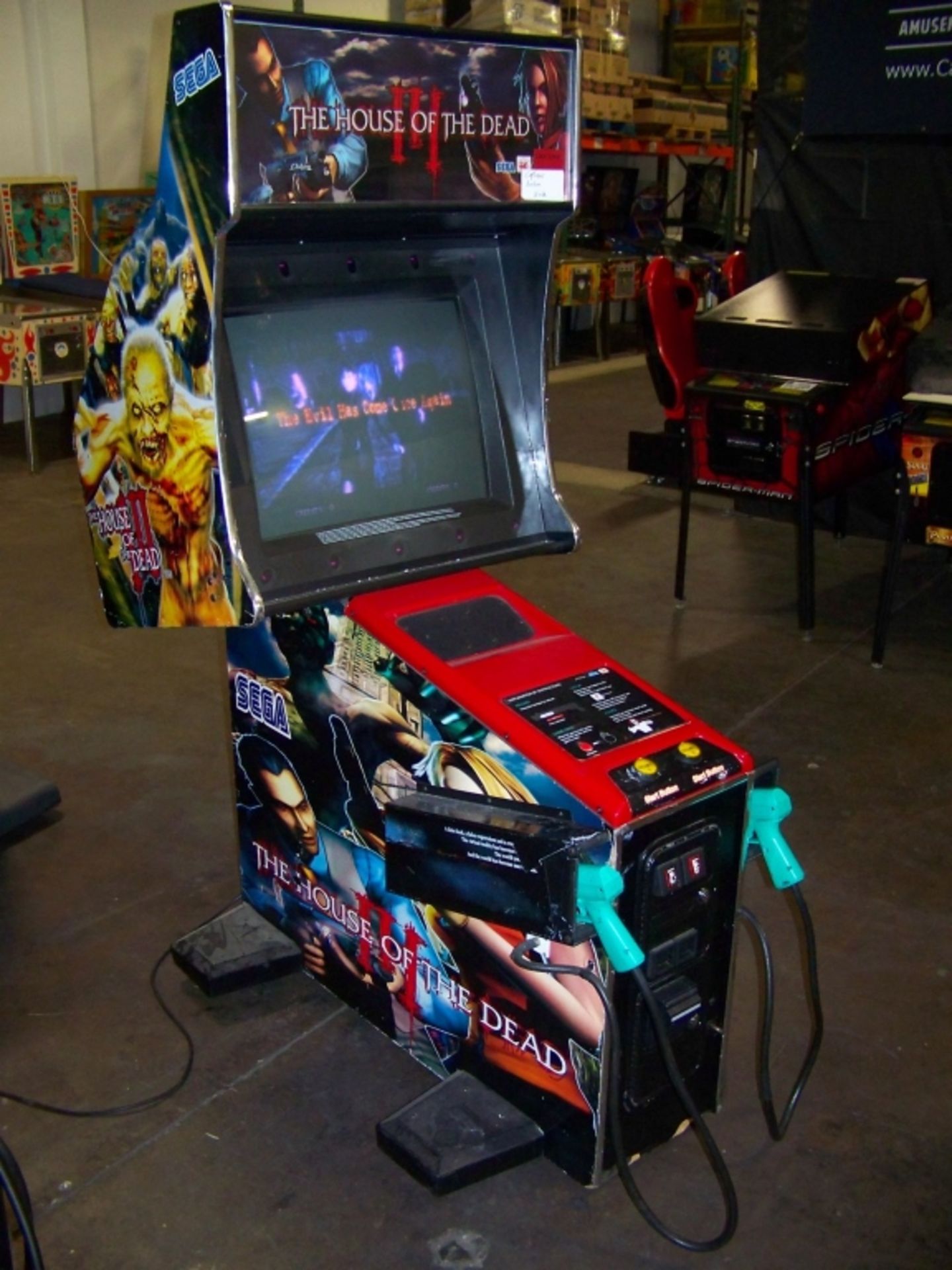 HOUSE OF THE DEAD III ZOMBIE SHOOTER ARCADE GAME S - Image 4 of 6