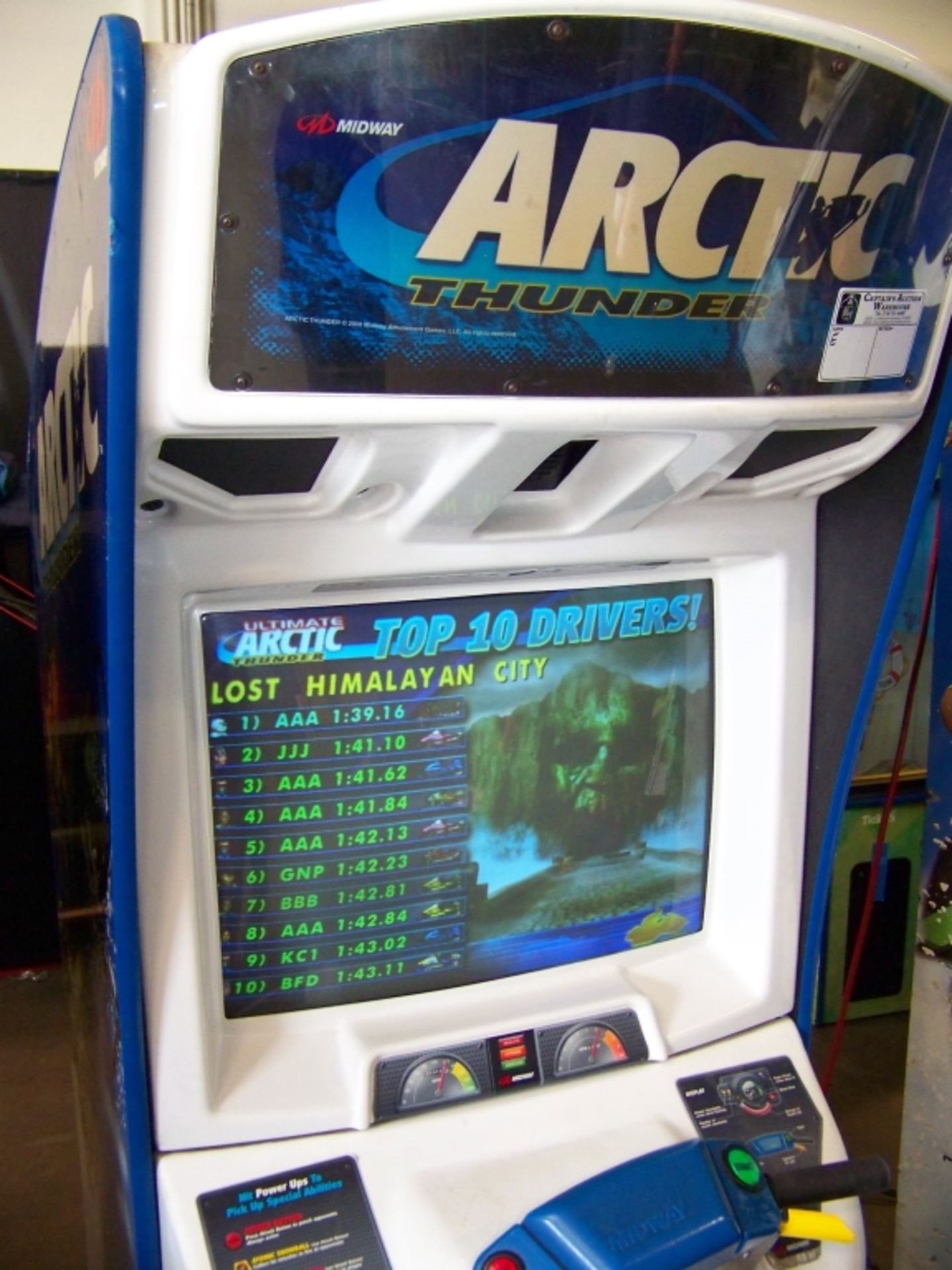 ARCTIC THUNDER ULTIMATE RACING ARCADE GAME - Image 3 of 3