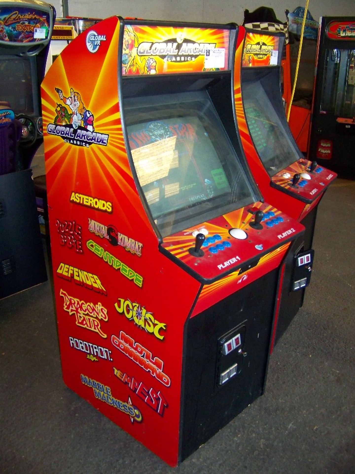 GLOBAL ARCADE CLASSICS MULTIGAME CABINET GLOBAL VR - Image 4 of 5