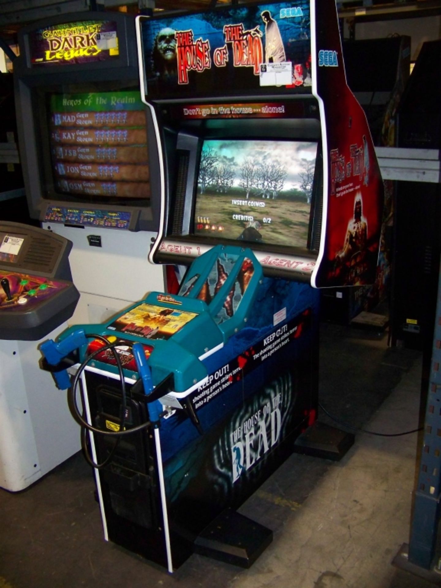 HOUSE OF THE DEAD ZOMBIE SHOOTER ARCADE GAME  E - Image 5 of 5