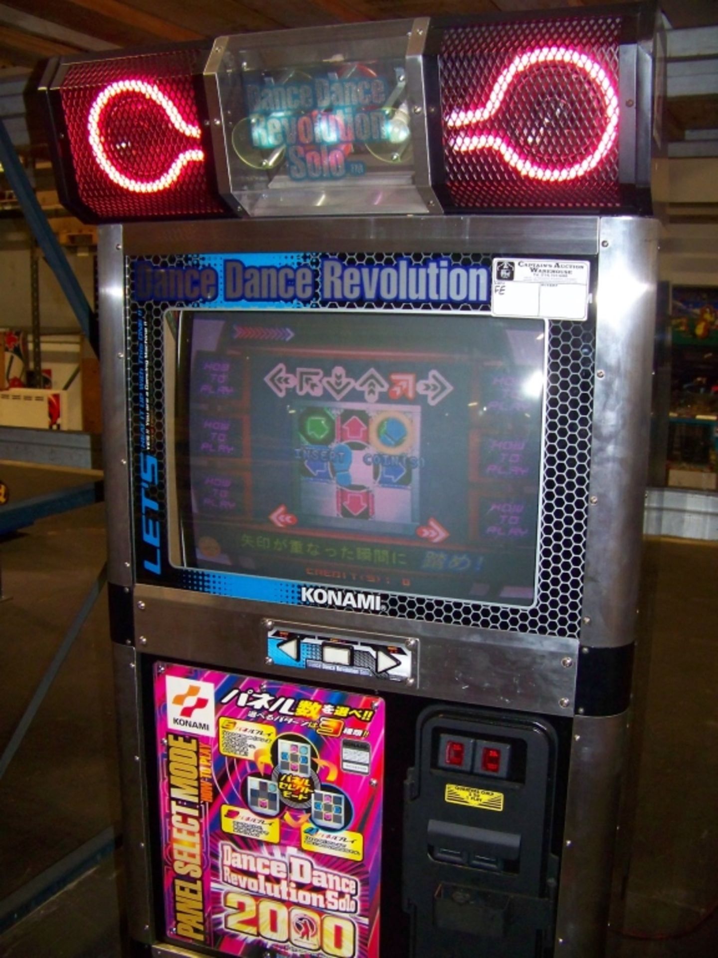 DDR SOLO 2000 DANCE ARCADE GAME KONAMI - Image 2 of 5