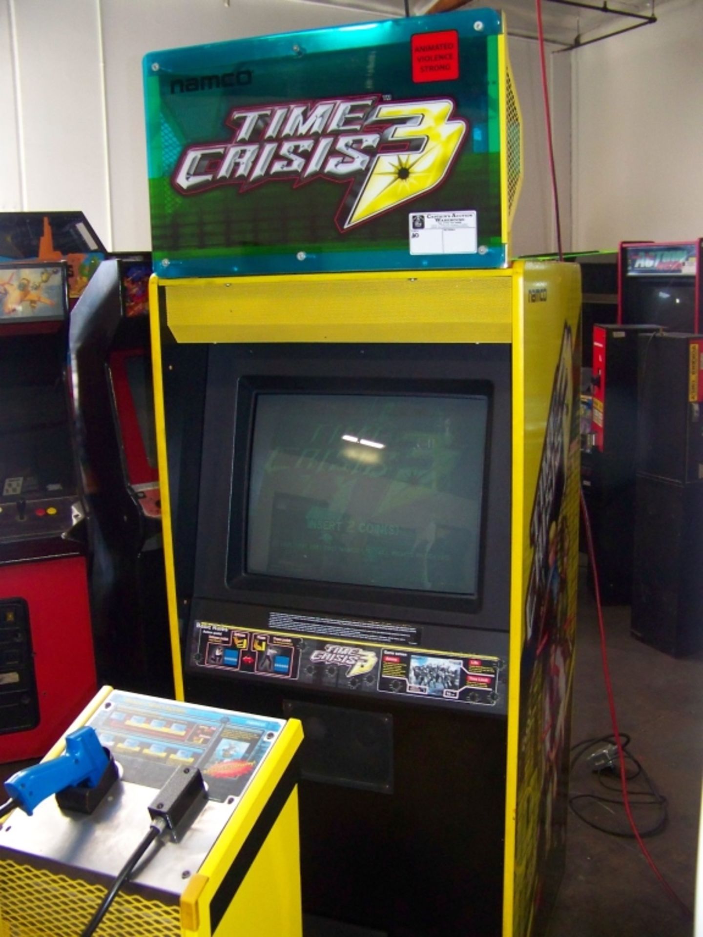 TIME CRISIS 3 SINGLE SHOOTER ARCADE GAME NAMCO - Image 4 of 5