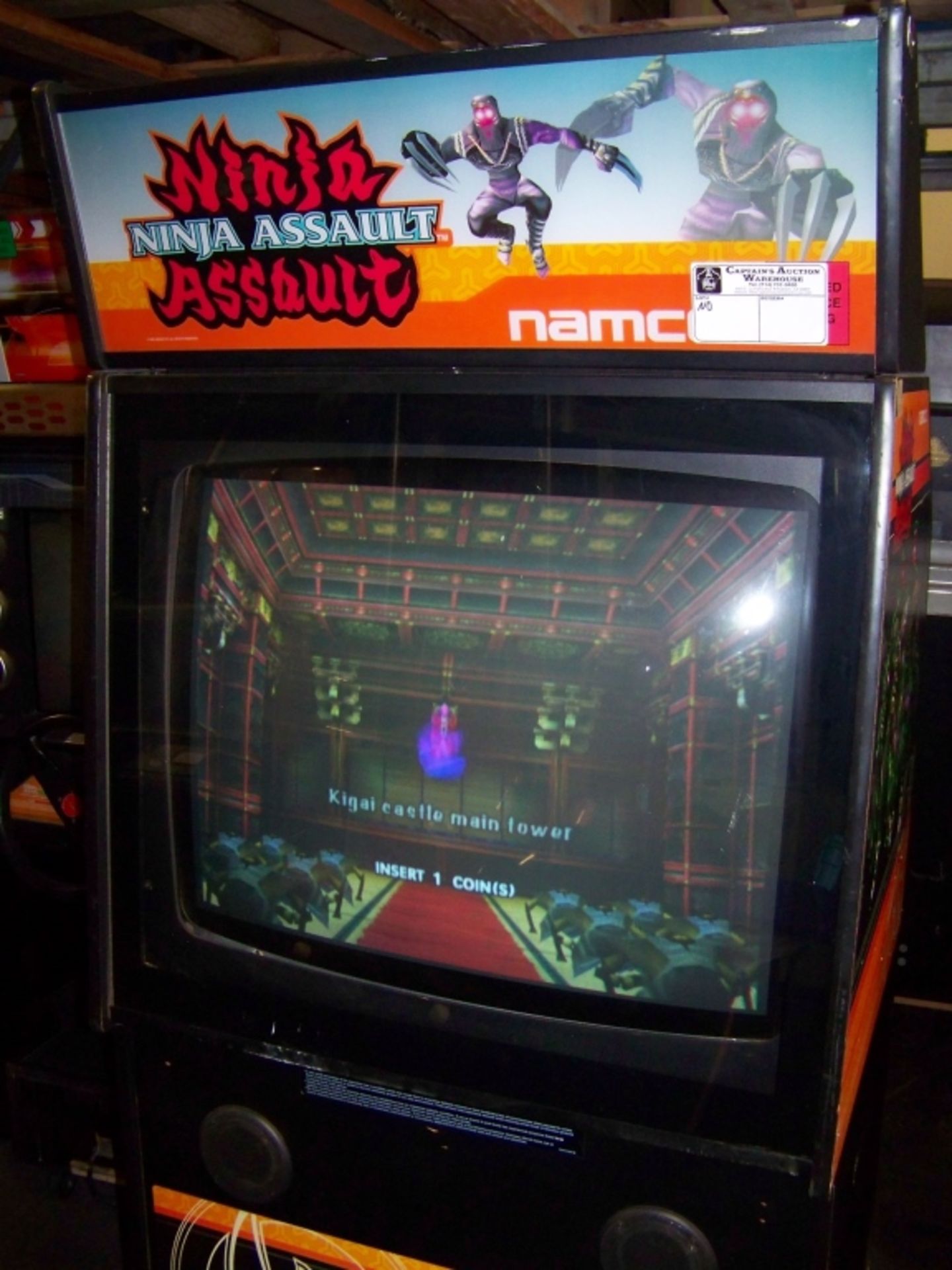 NINJA  ASSAULT DELUXE SHOOTER ARCADE GAME NAMCO - Image 2 of 6