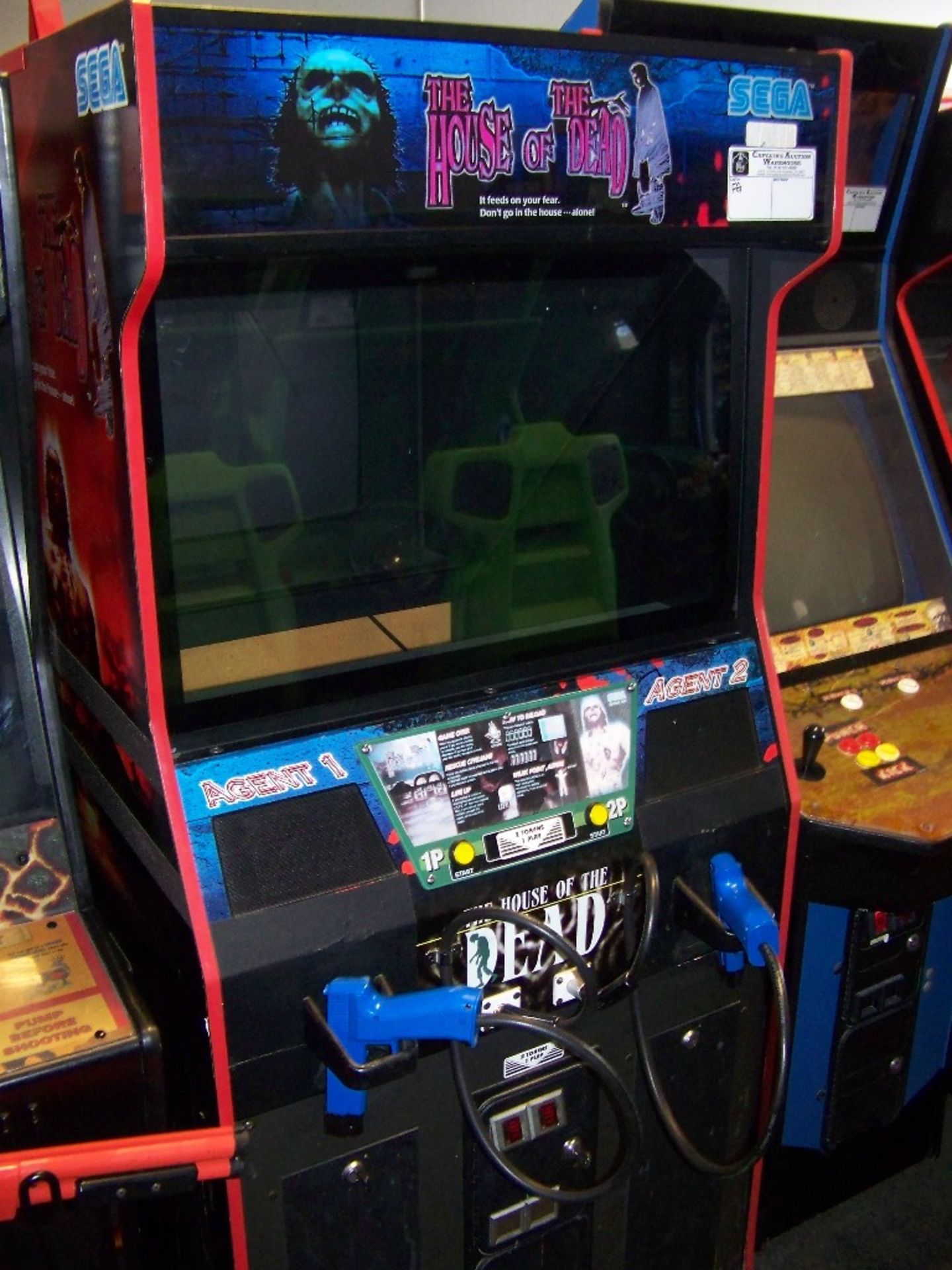 THE HOUSE OF THE DEAD ZOMBIE SHOOTER ARCADE  FG