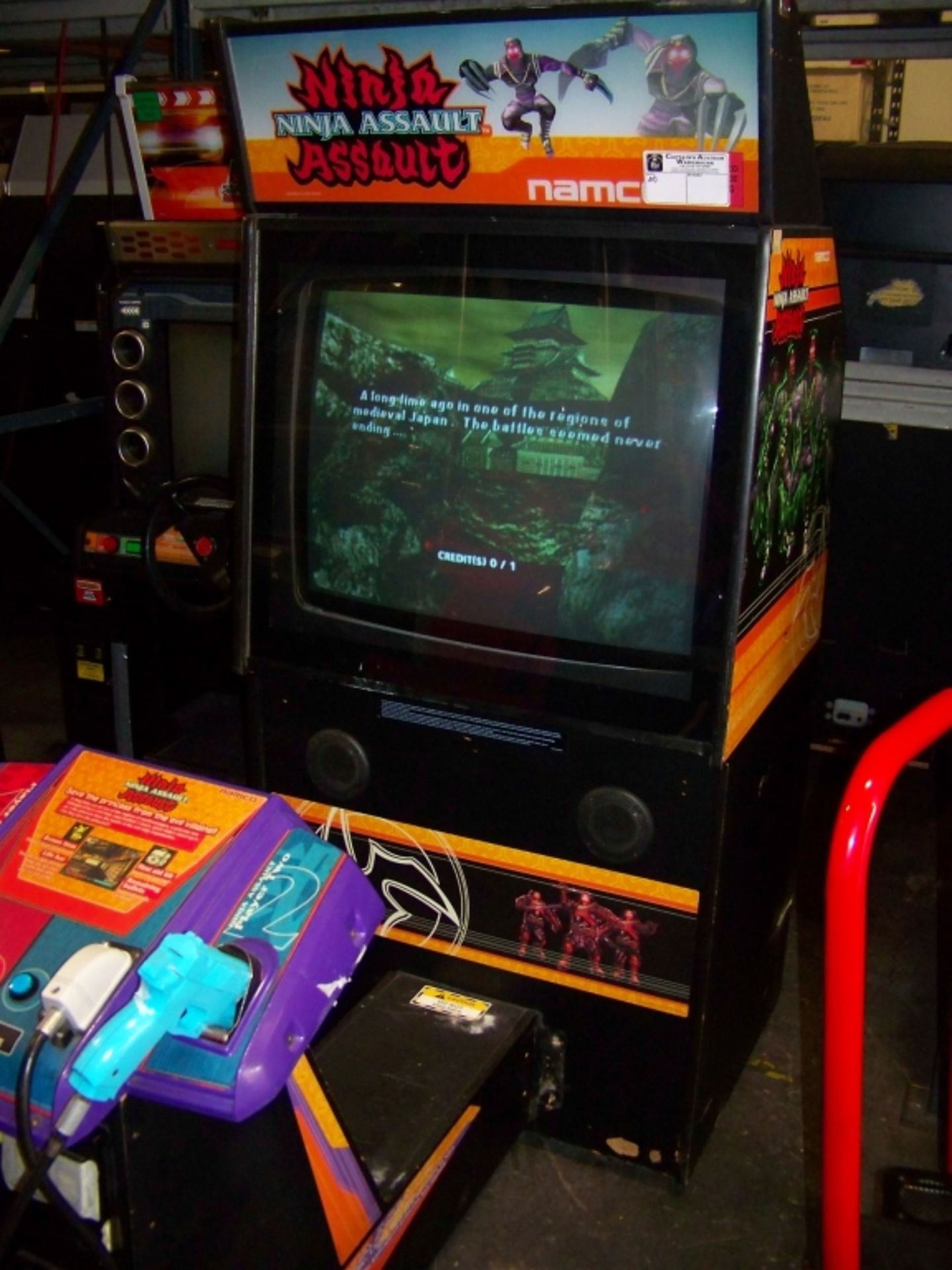 NINJA  ASSAULT DELUXE SHOOTER ARCADE GAME NAMCO - Image 5 of 6
