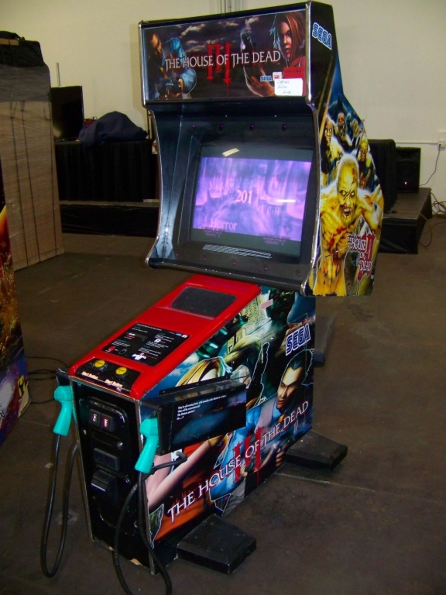 HOUSE OF THE DEAD III ZOMBIE SHOOTER ARCADE GAME S