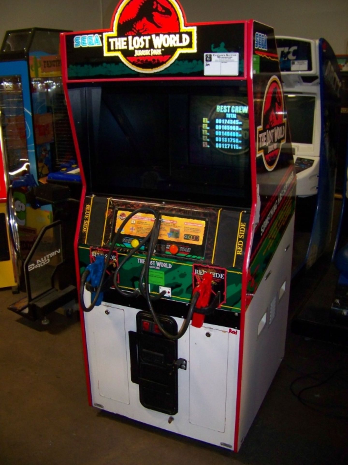 LOST WORLD JURASSIC PARK SHOOTER ARCADE GAME SEGA - Image 3 of 4