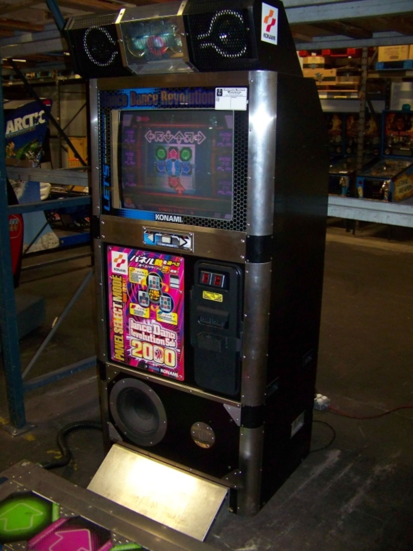 DDR SOLO 2000 DANCE ARCADE GAME KONAMI - Image 4 of 5