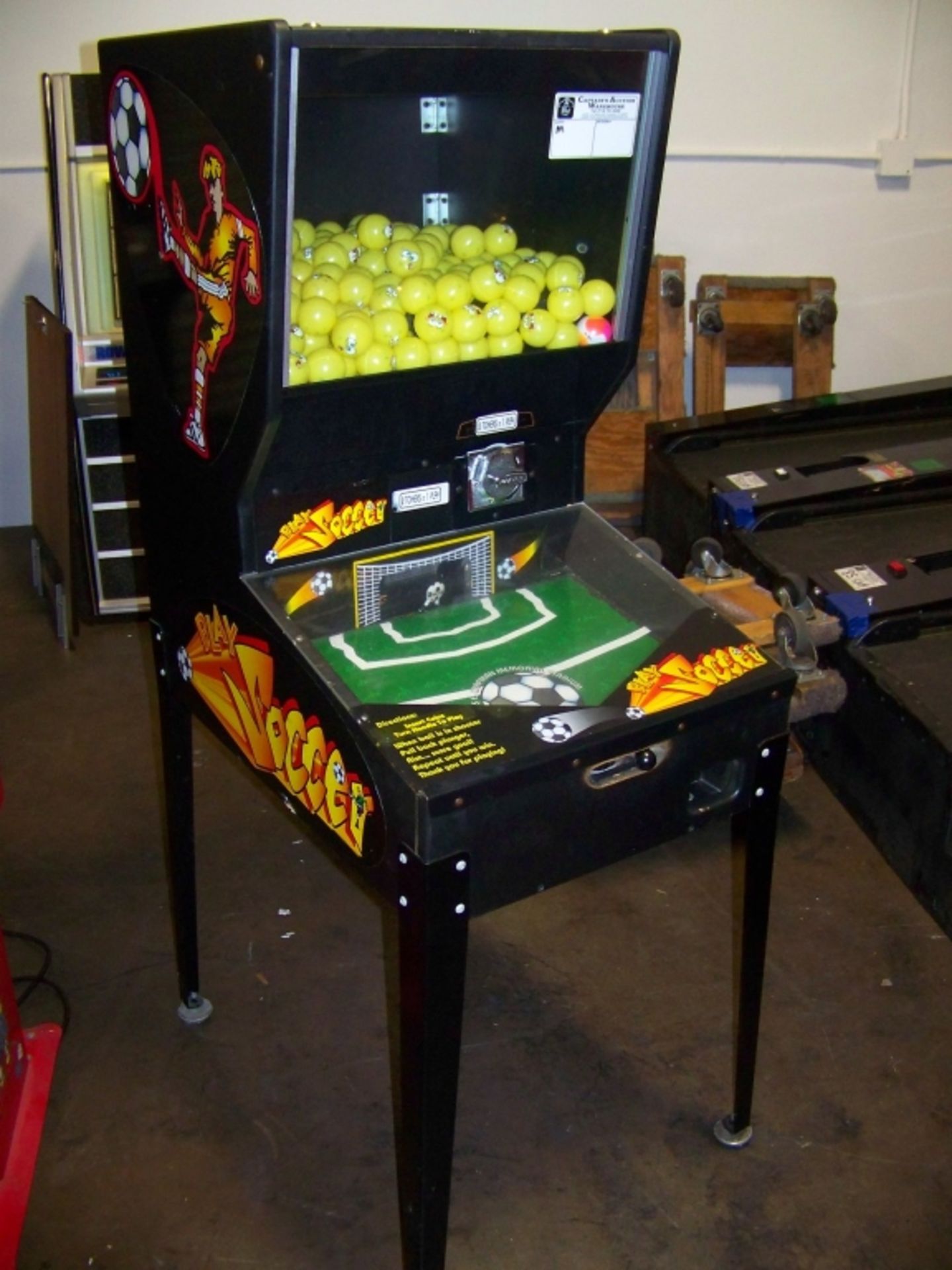 PLAY SOCCER BULK VENDING MACHINE