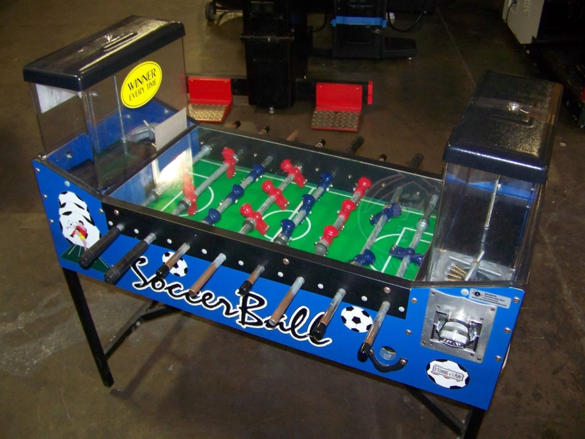 SOCCERBALL FOOSBALL BULK VENDING OK MFG.