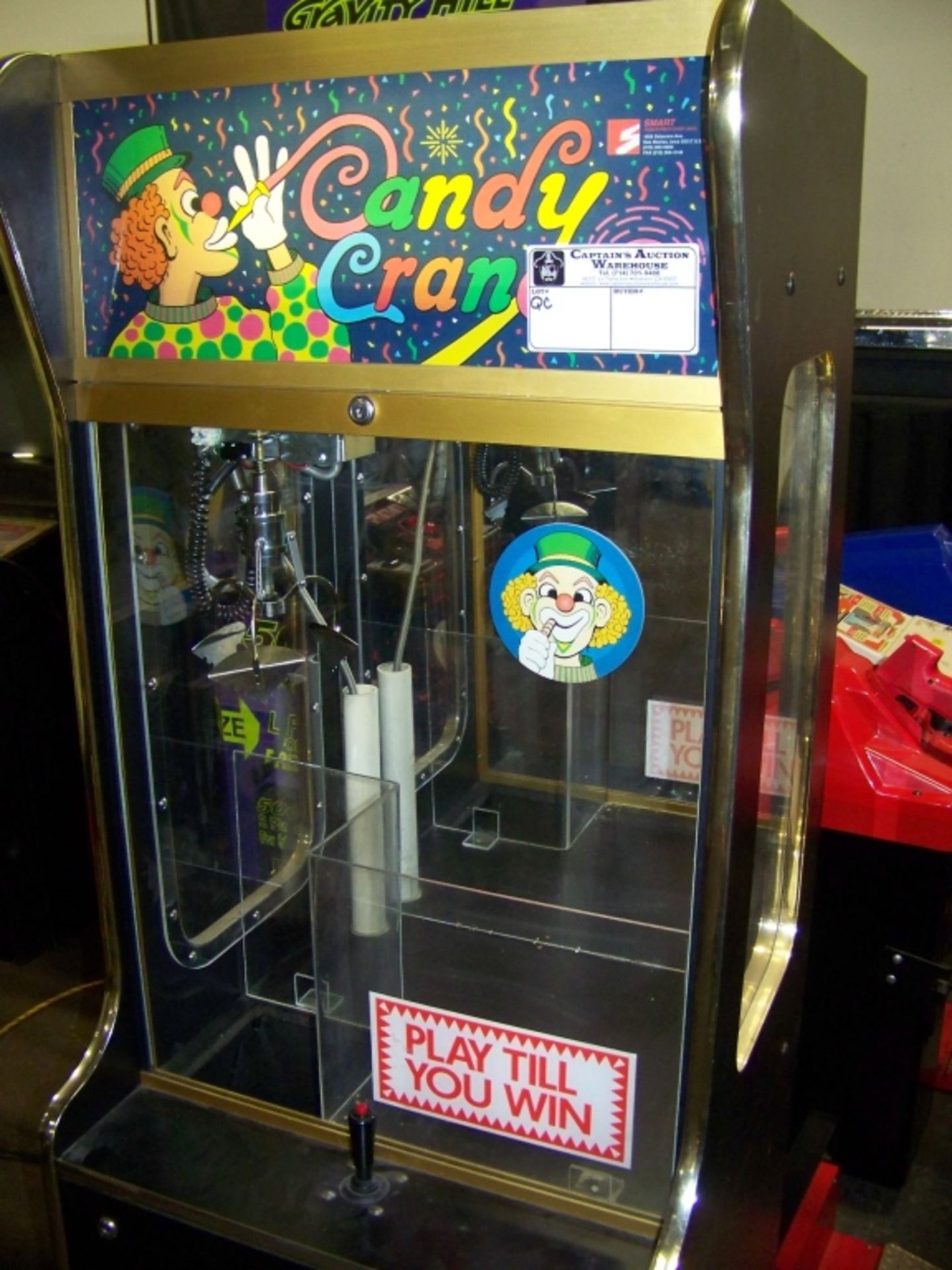 24" SMART CANDY SHOVEL CLAW CRANE MACHINE