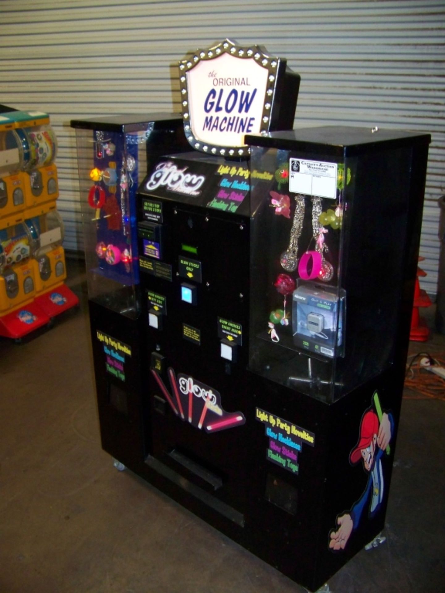 THE ORIGINAL GLOW MACHINE KIOSK VENDING MACHINE