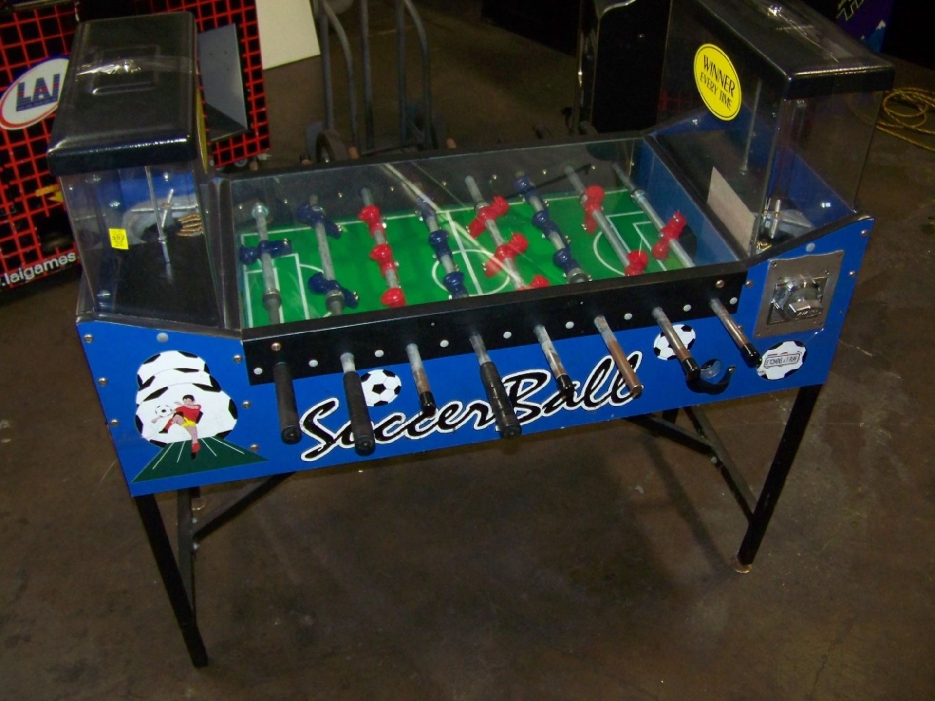 SOCCERBALL FOOSBALL BULK VENDING OK MFG. - Image 2 of 2