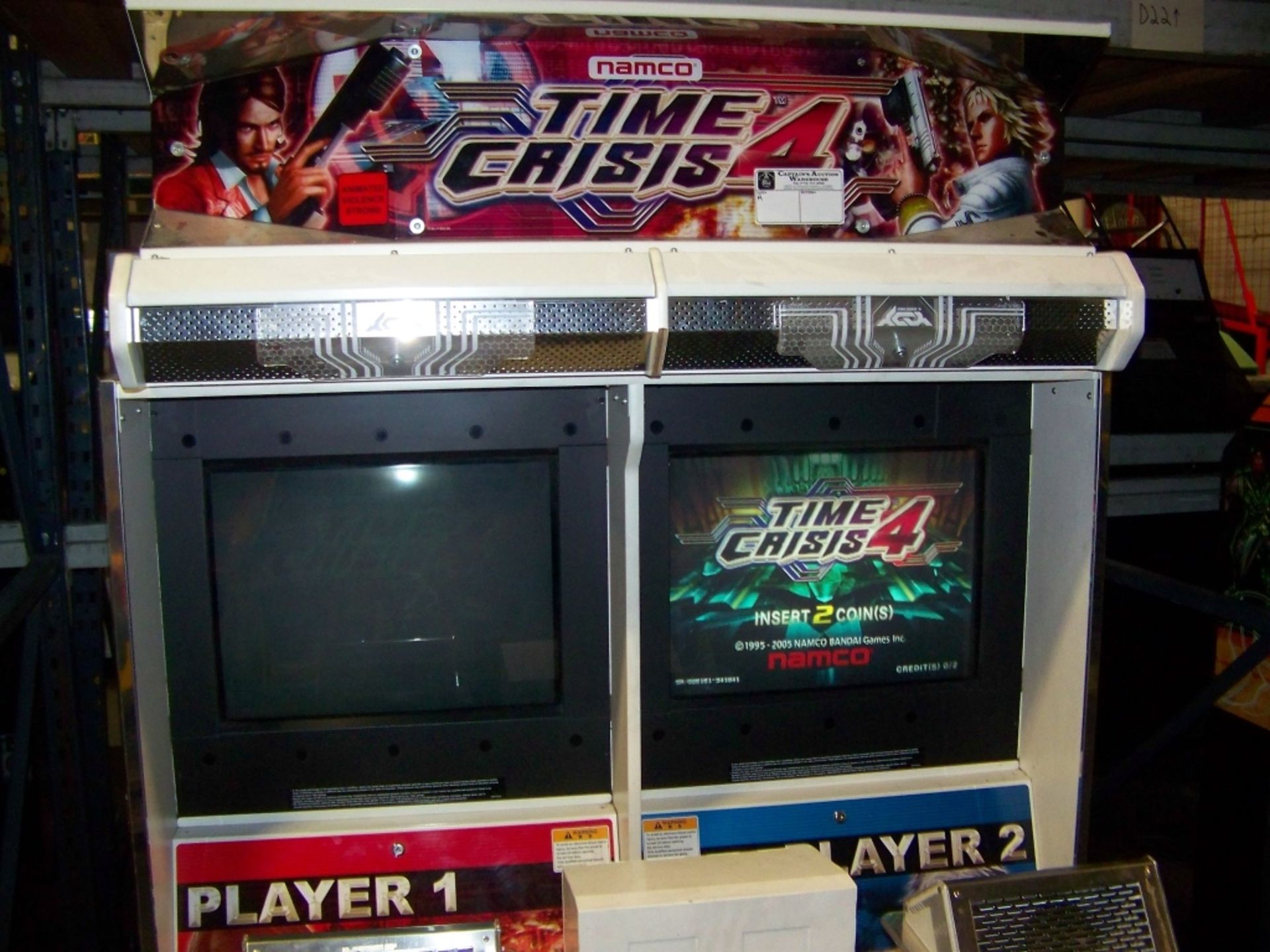 TIME CRISIS 4 TWIN SHOOTER ARCADE GAME NAMCO   H - Image 4 of 7